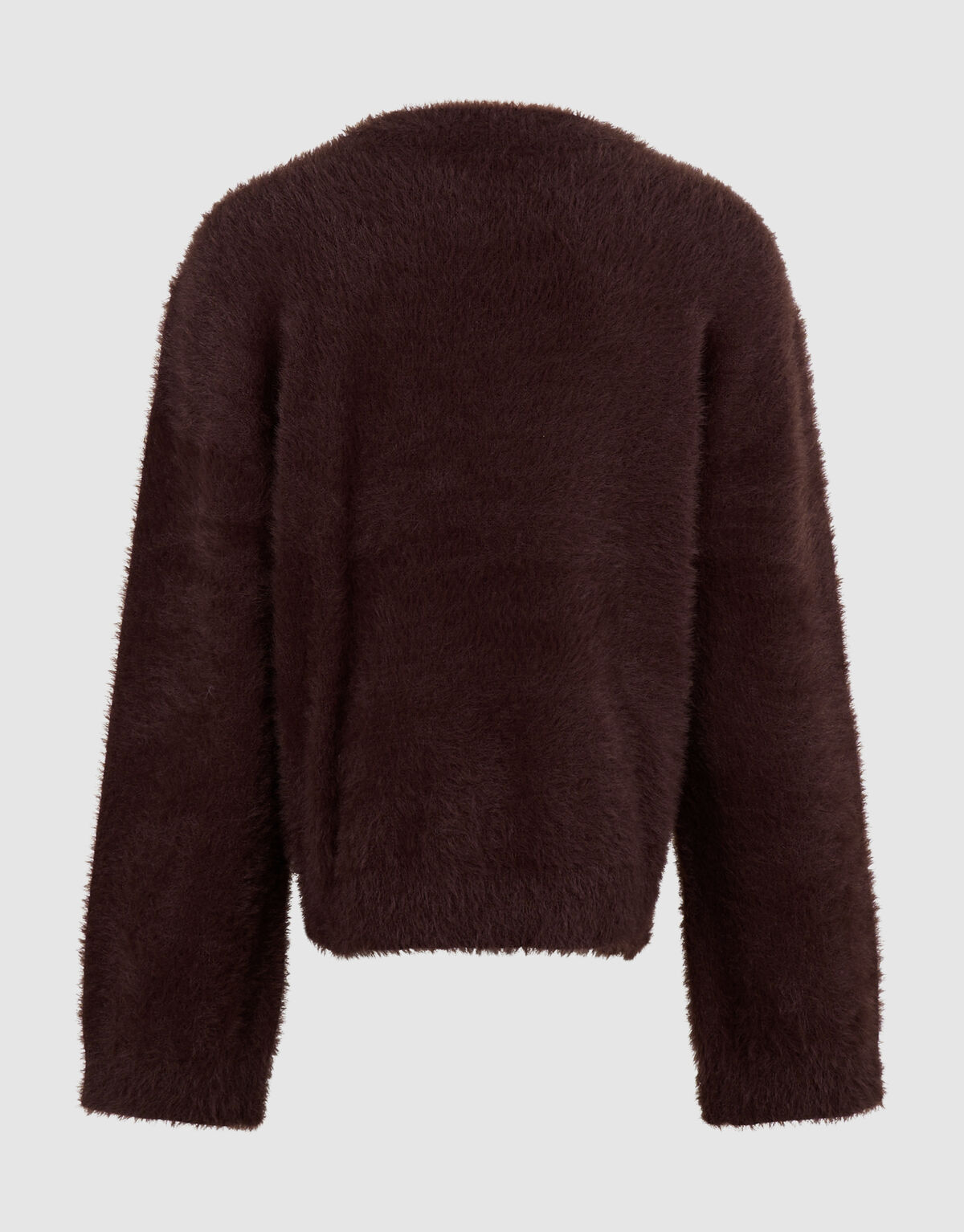 Hairy Varsity Strickpullover dunkelbraun SHOEBY GIRLS