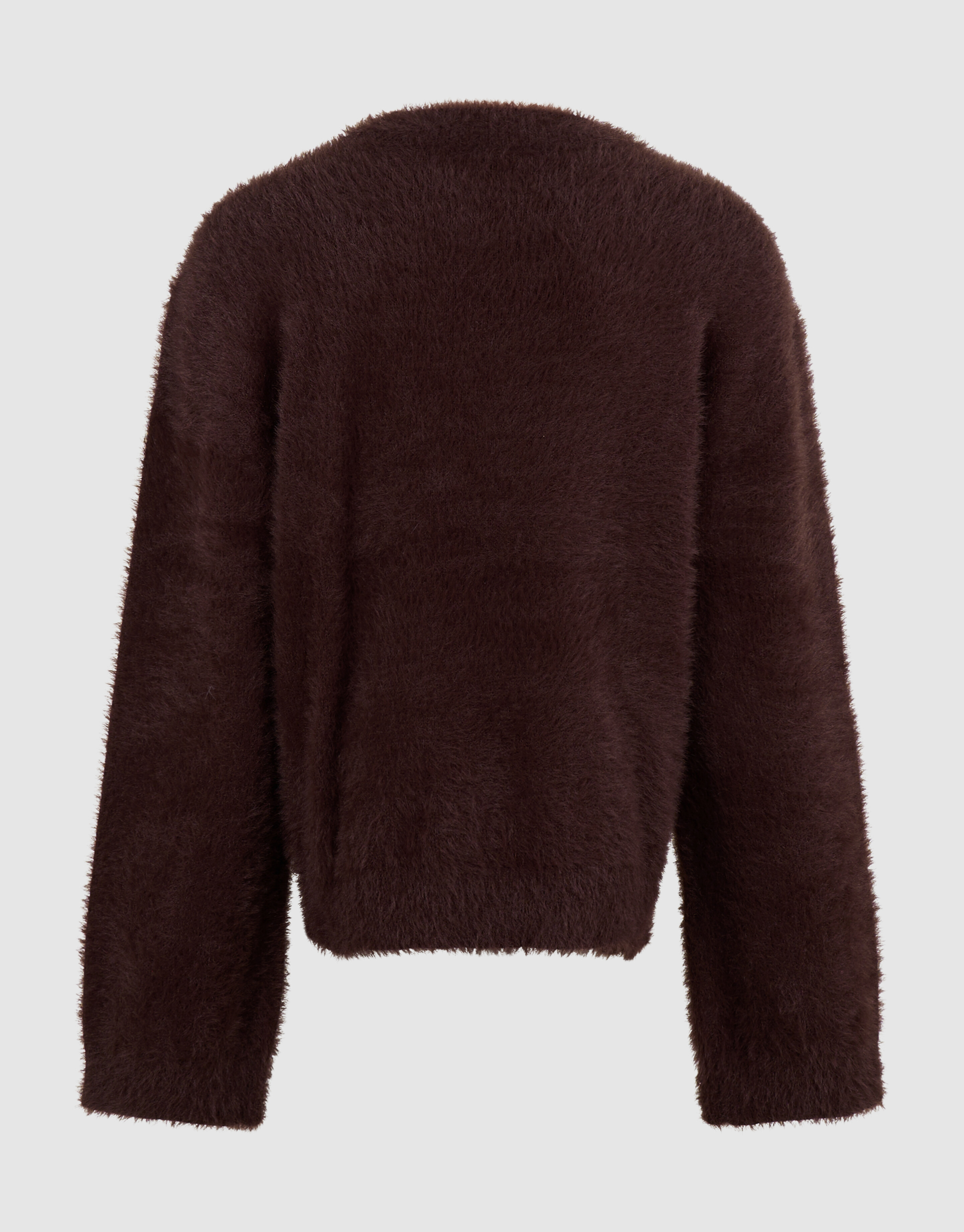 Hairy Varsity Strickpullover dunkelbraun SHOEBY GIRLS