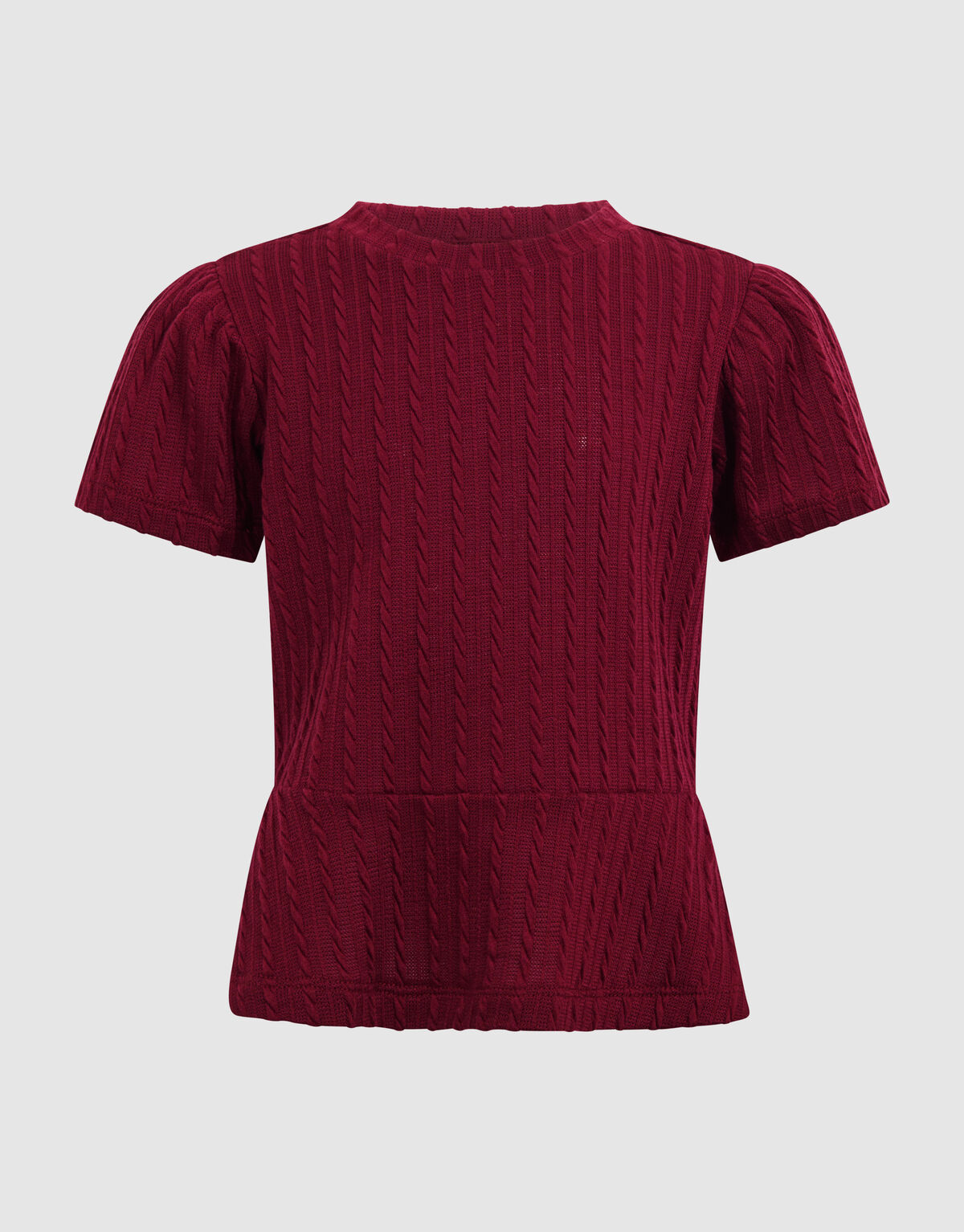 Schößchen-Top Dunkelrot SHOEBY GIRLS