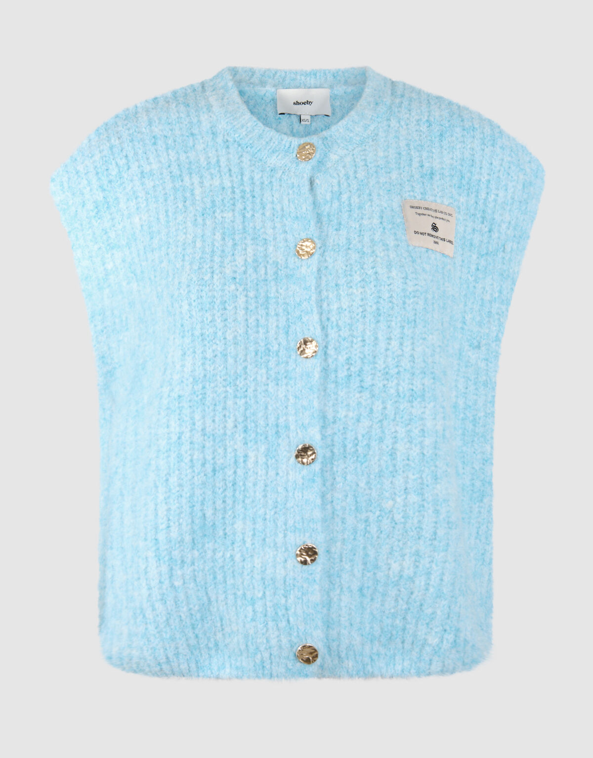 Flauschige Weste Hellblau SHOEBY WOMEN