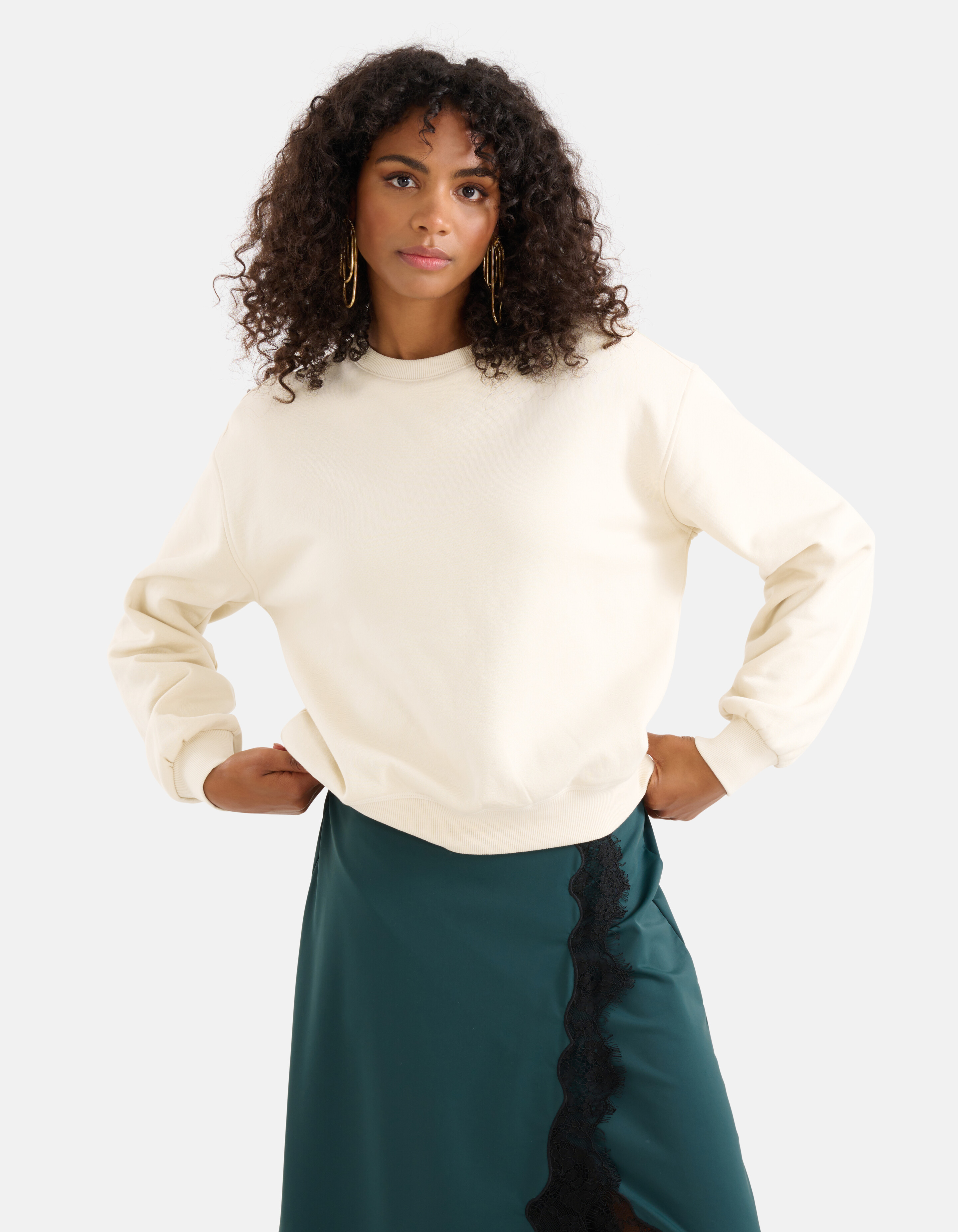 Artwork Pullover Off White SHOEBY WOMEN