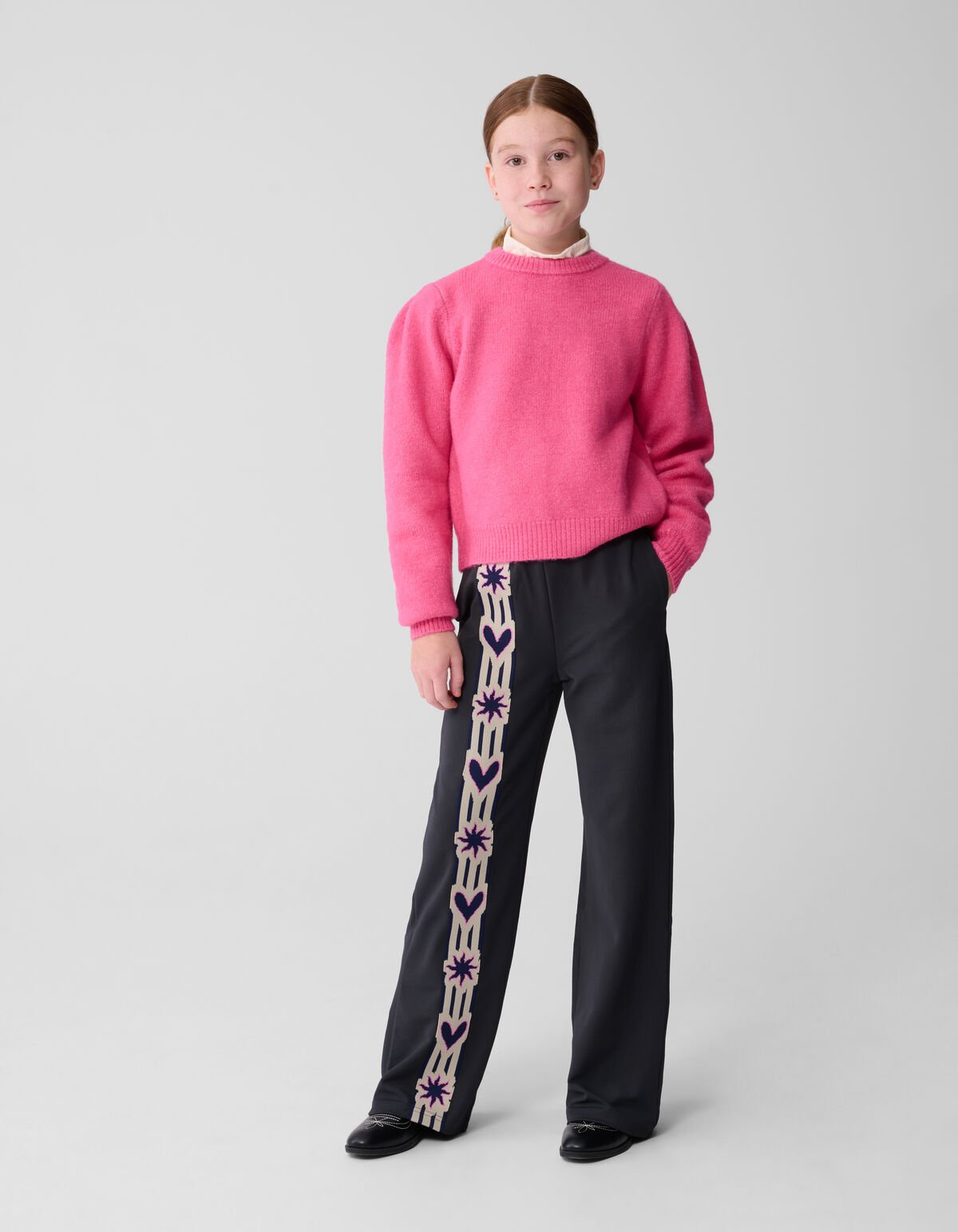 Pullover mit offener Rückseite und Schleife Rosa SHOEBY GIRLS
