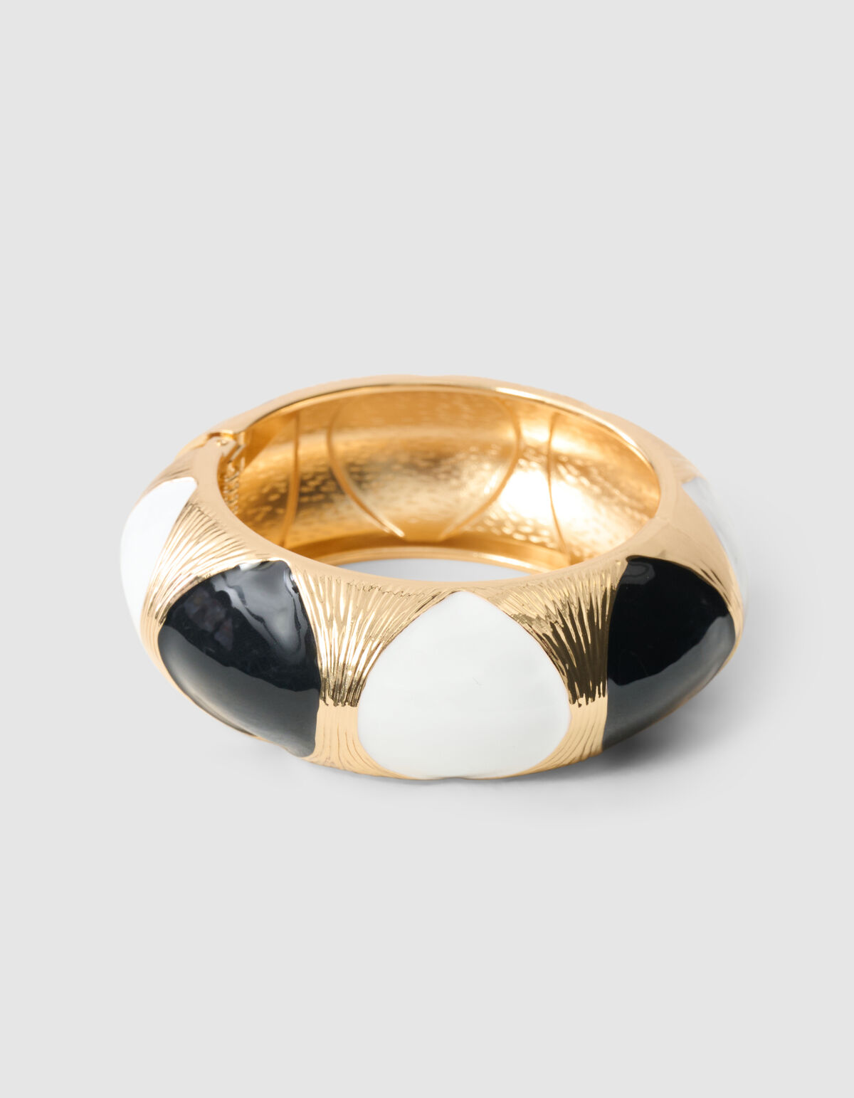 Armreif Armband Schwarz/Wei&szlig; SHOEBY ACCESSOIRES