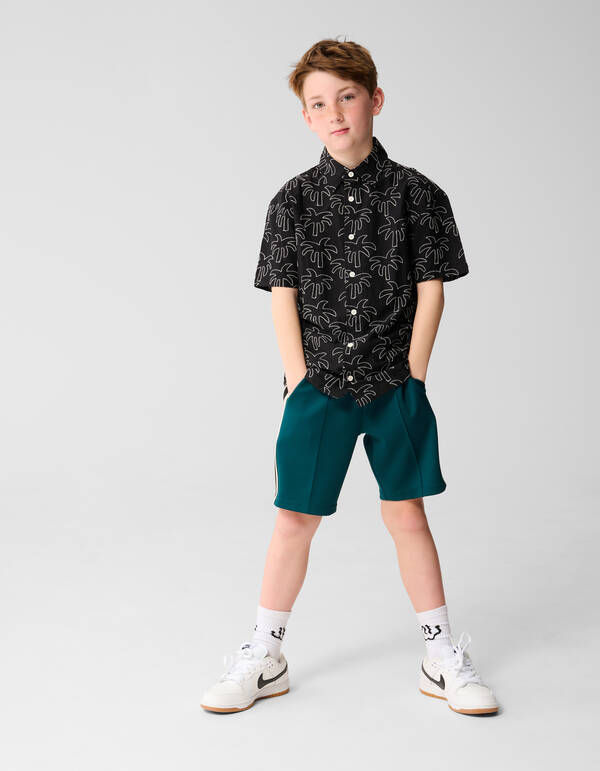 Palm Shirt Schwarz SHOEBY BOYS