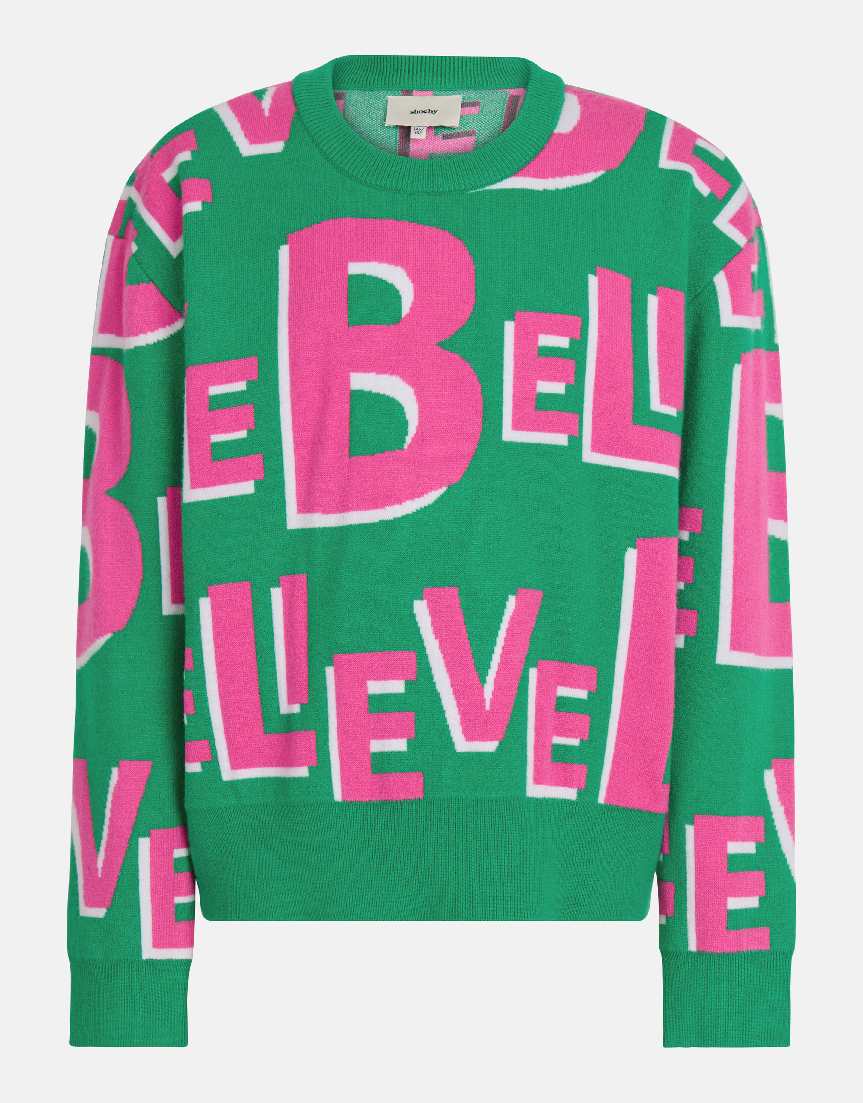 Bedruckter Pullover Grün SHOEBY GIRLS
