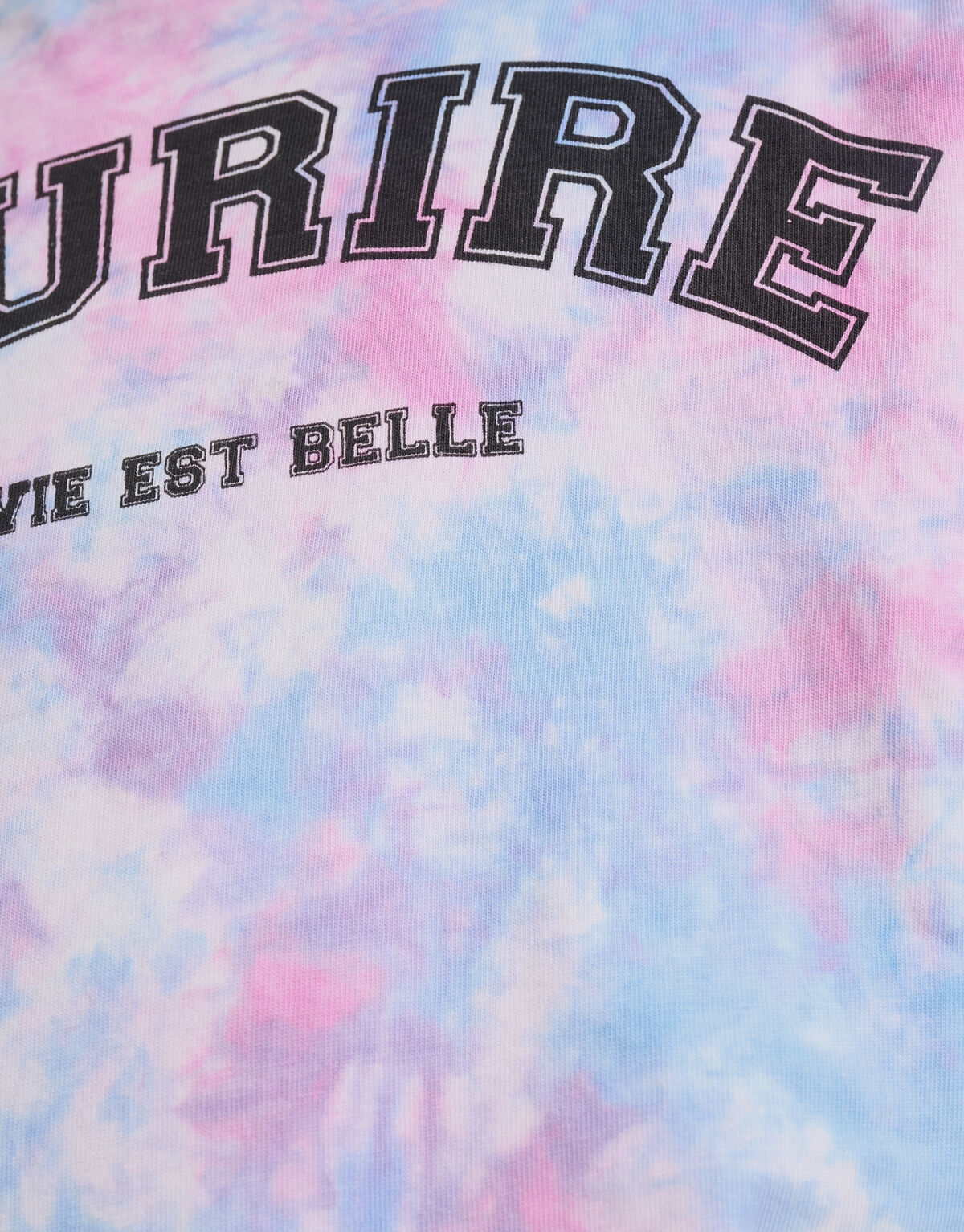 Tie Dye Artwork T-shirt Roze/Blauw SHOEBY GIRLS