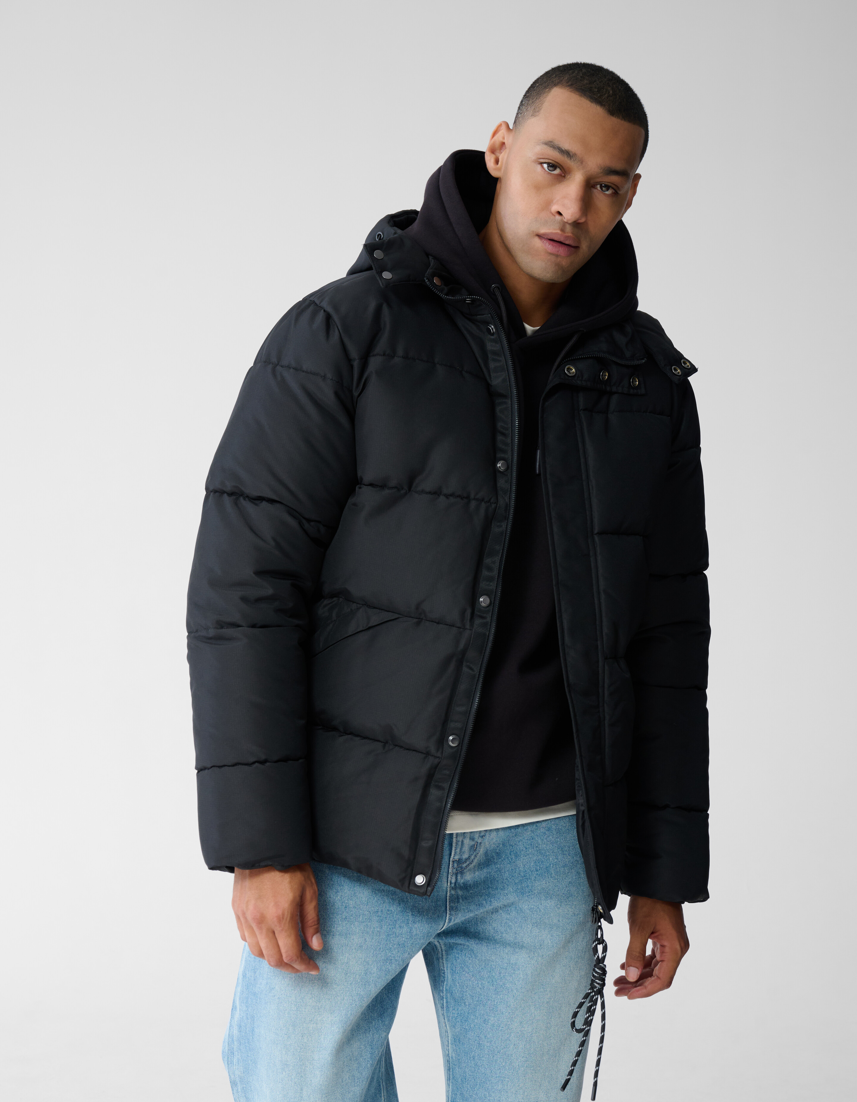 Puffer Jas Zwart SHOEBY MEN