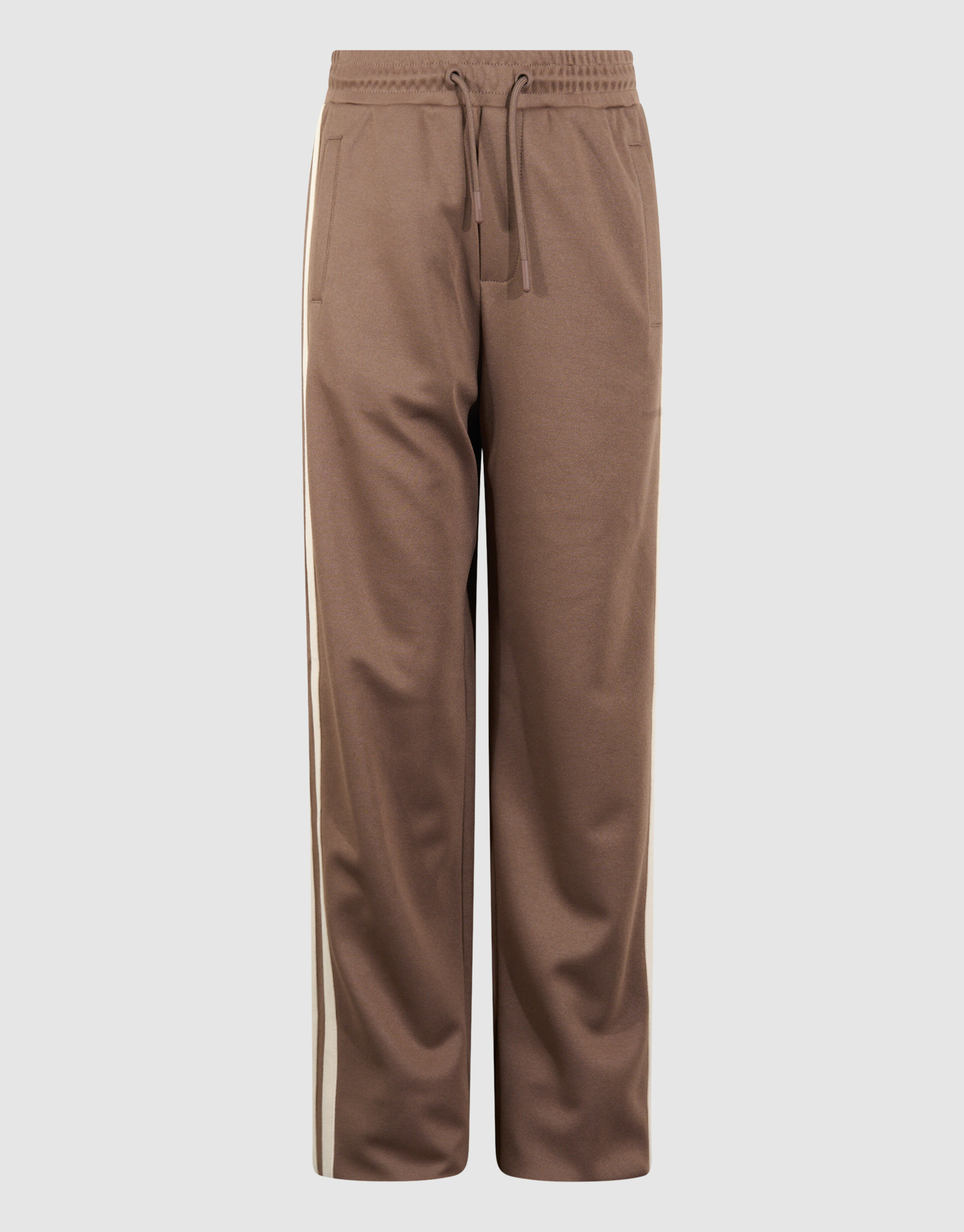 Sportieve Piqu&eacute; Wijde Pantalon Taupe SHOEBY BOYS