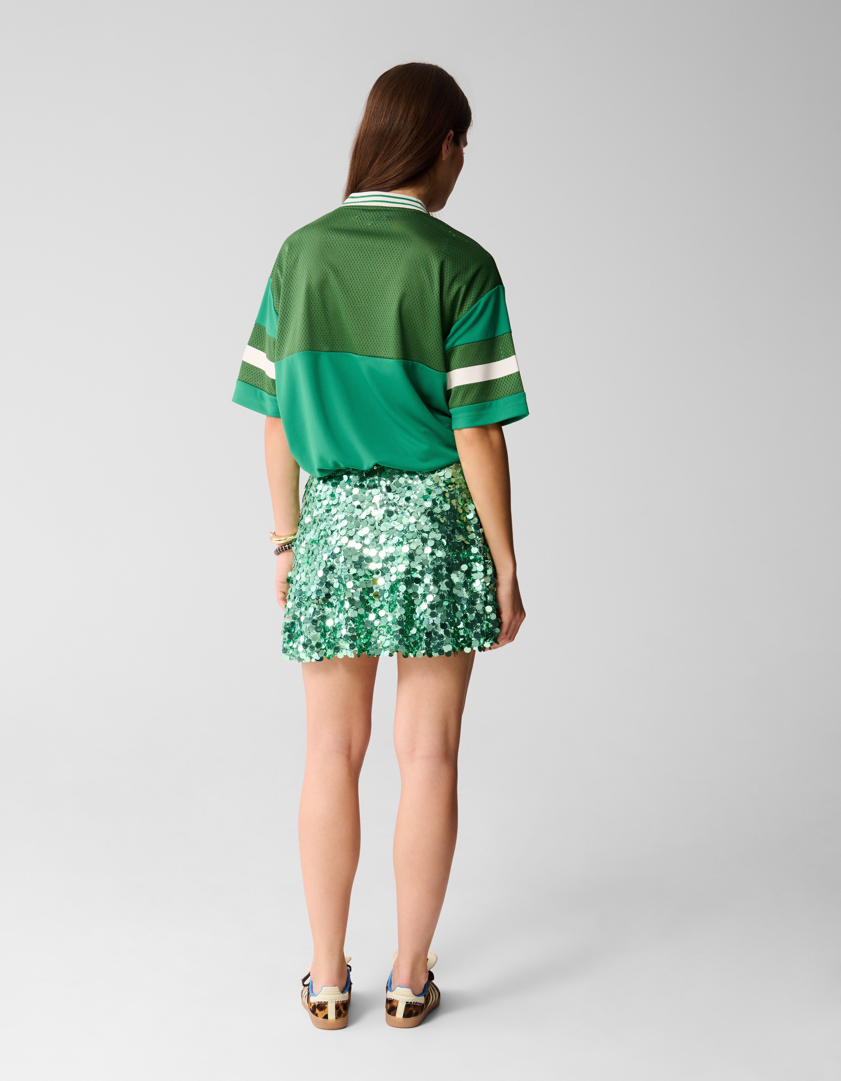 Paillettenminirock Grün By Lizzy SHOEBY WOMEN