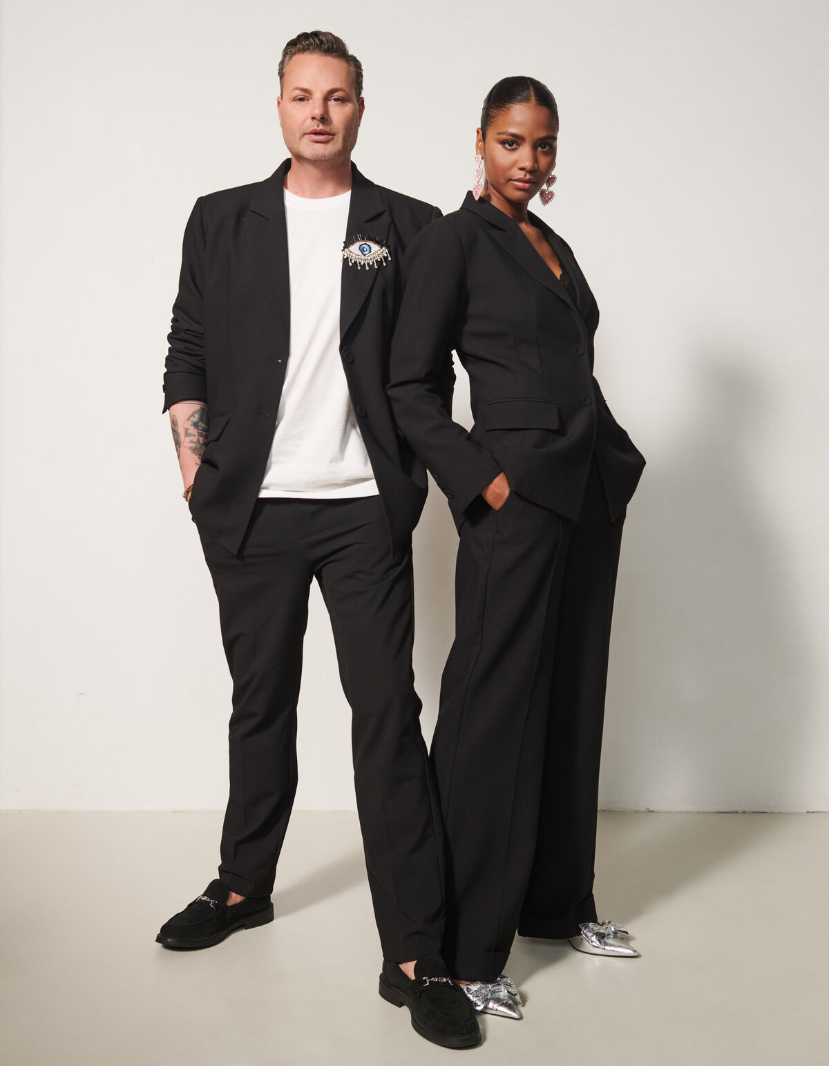 Turnup-Hose Schwarz SHOEBY WOMEN