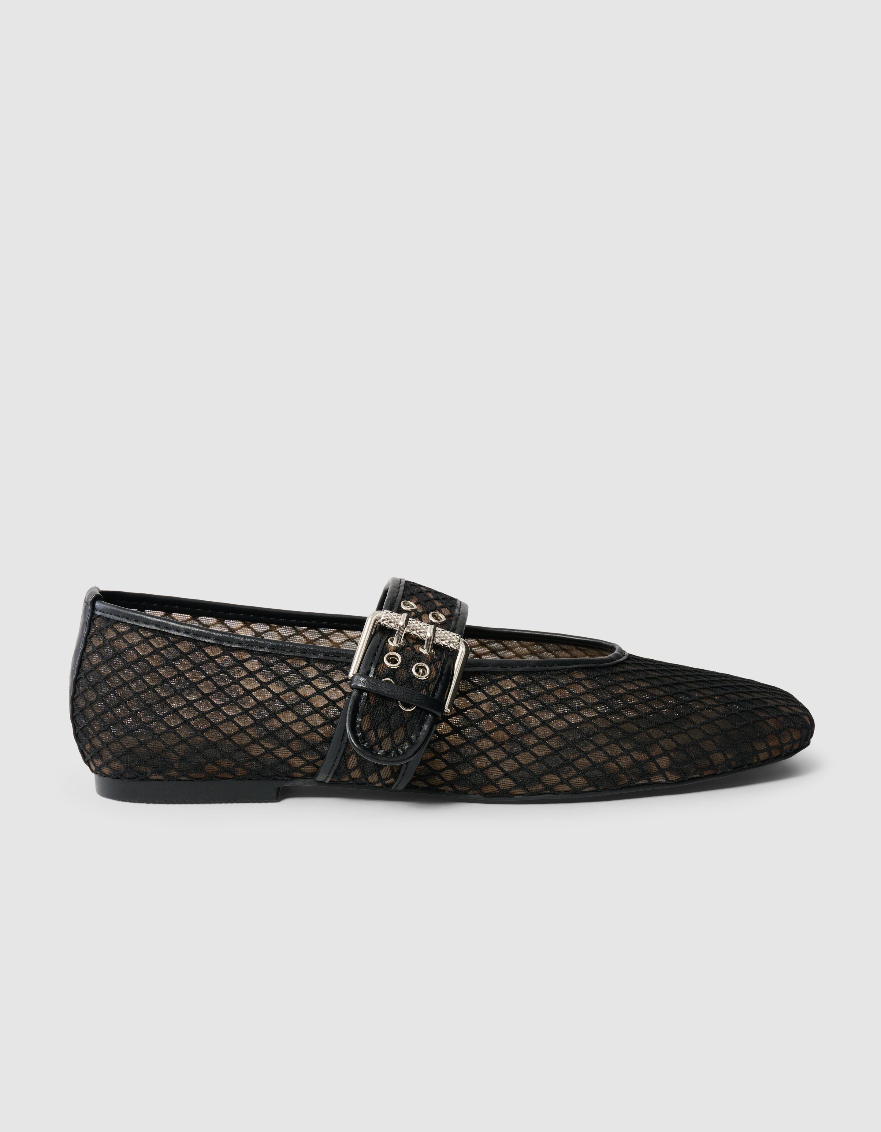 Leopard Mesh Slipper Schwarz/Braun SCHOENEN SHOEBY