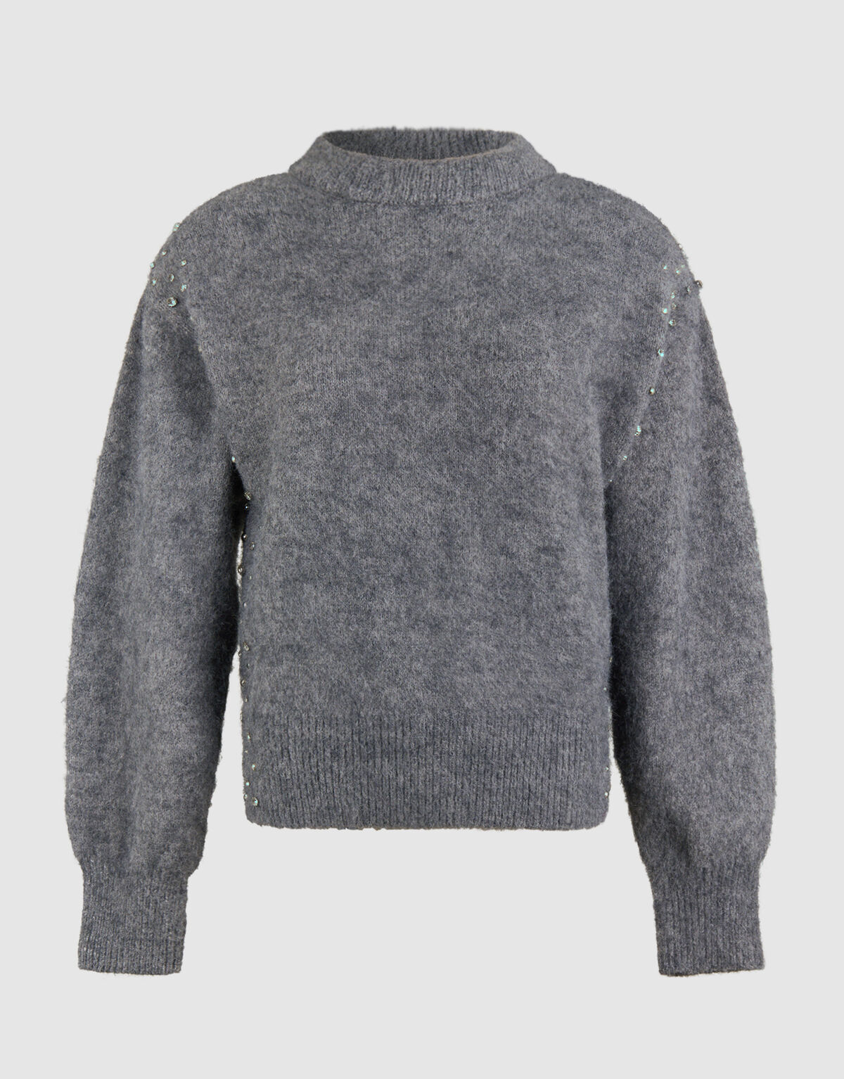 Strass Pullover Grau SHOEBY WOMEN