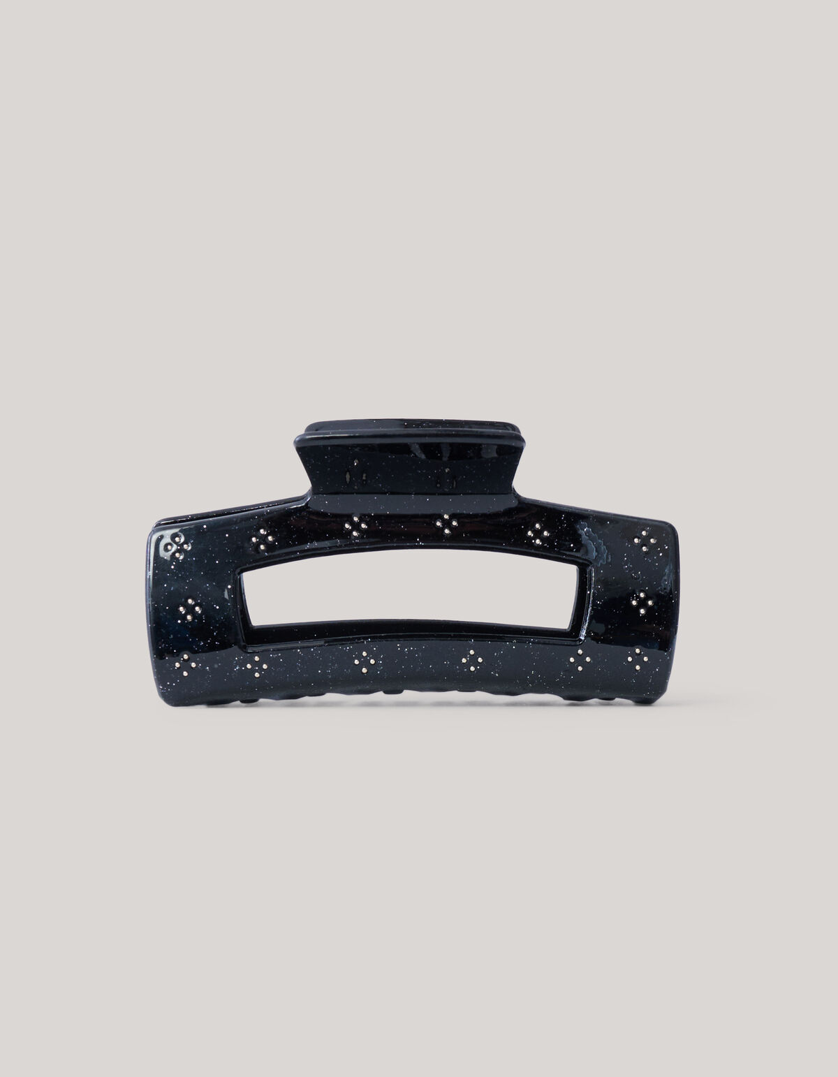 Rhinestone Hair Clip Black SHOEBY ACCESSOIRES