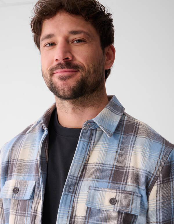 Kariertes Hemd Hellblau SHOEBY MEN