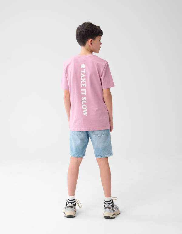 Straight Fit Jeansshorts gebleicht SHOEBY BOYS