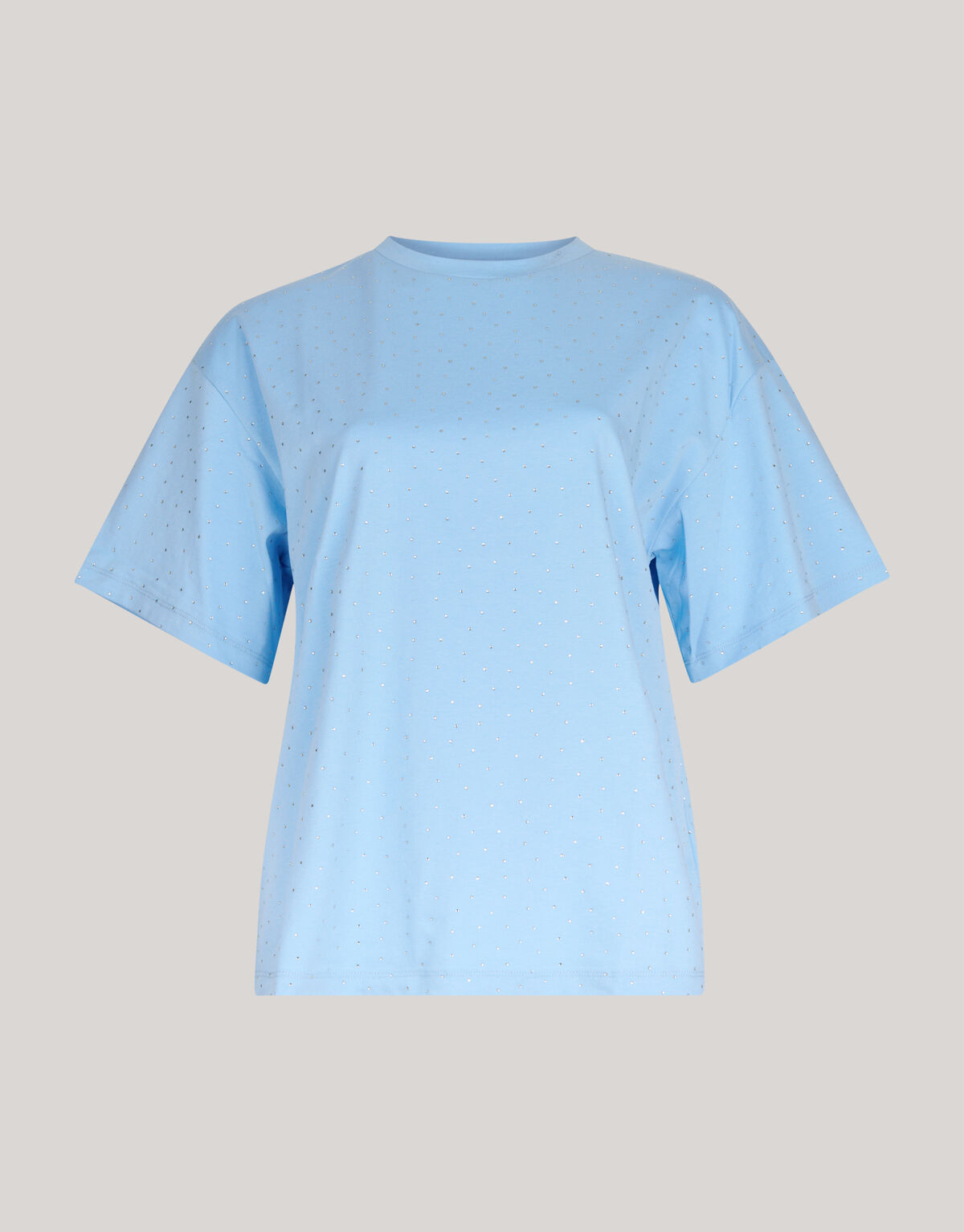 Strass-T-Shirt Hellblau SHOEBY WOMEN