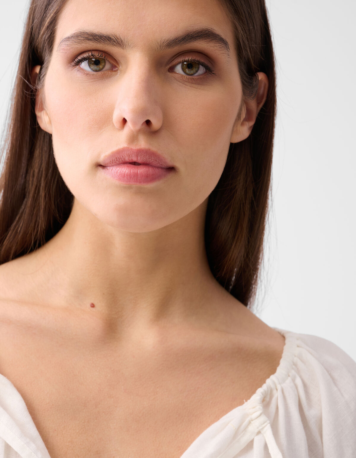 Linnen Blouse Wit By Mieke SHOEBY WOMEN