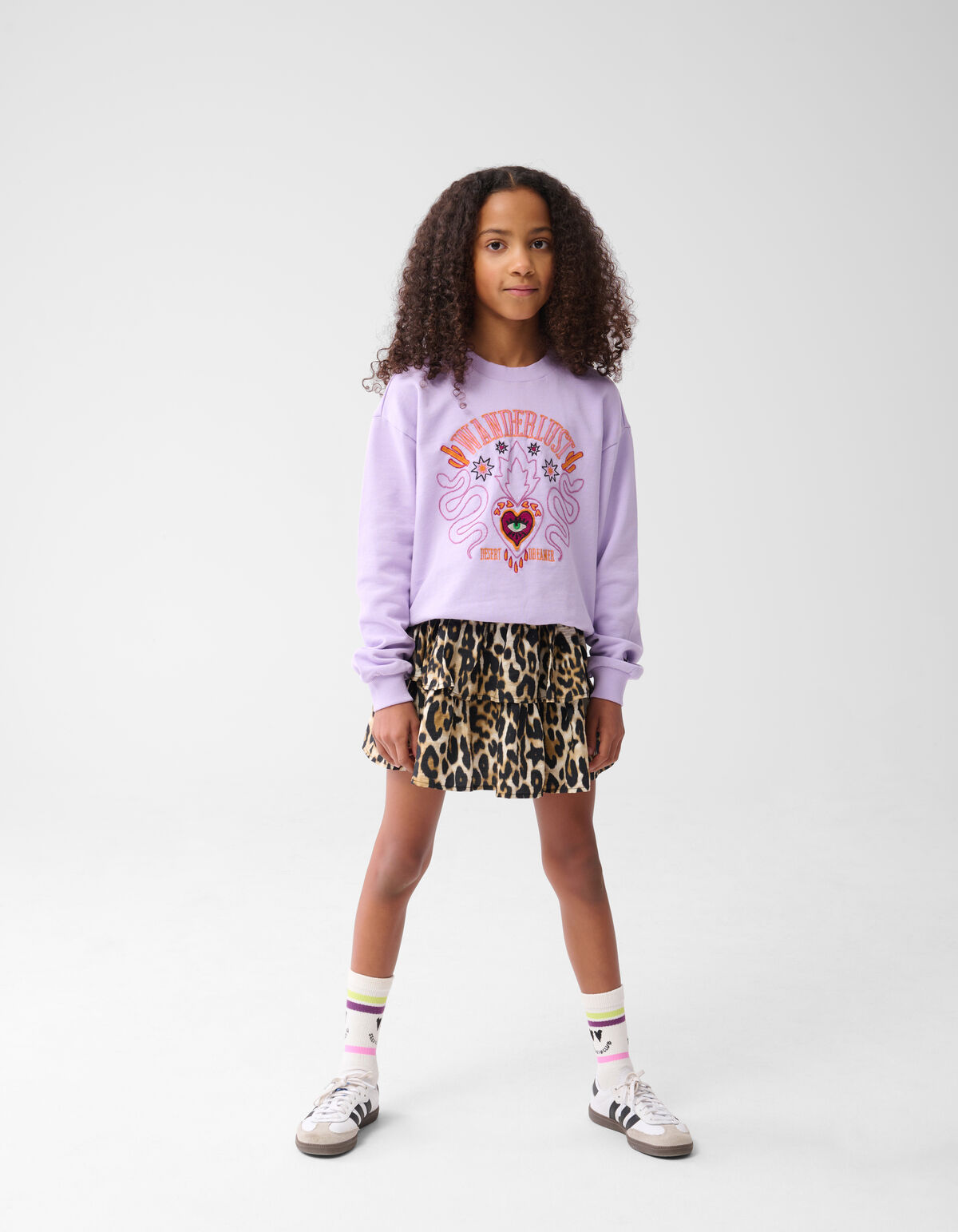 Fernweh-Pullover Hellviolett SHOEBY GIRLS