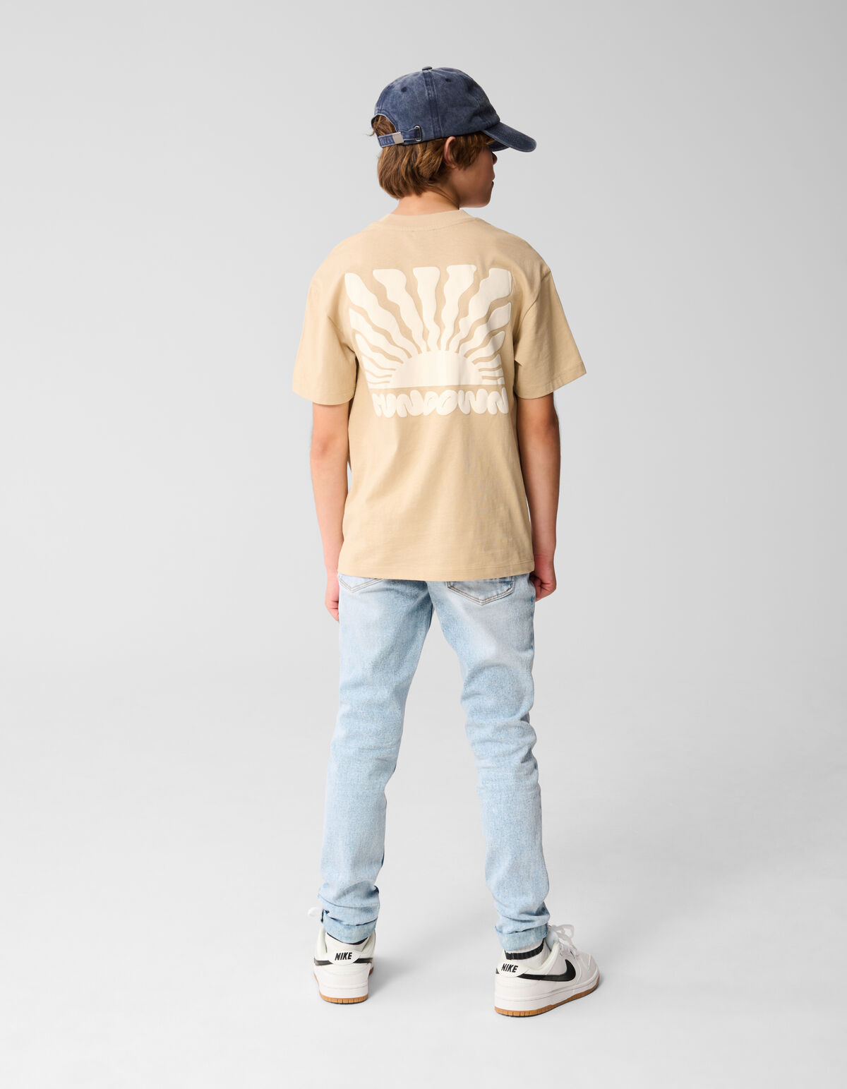Sonne Kunstwerk T-shirt Beige SHOEBY BOYS