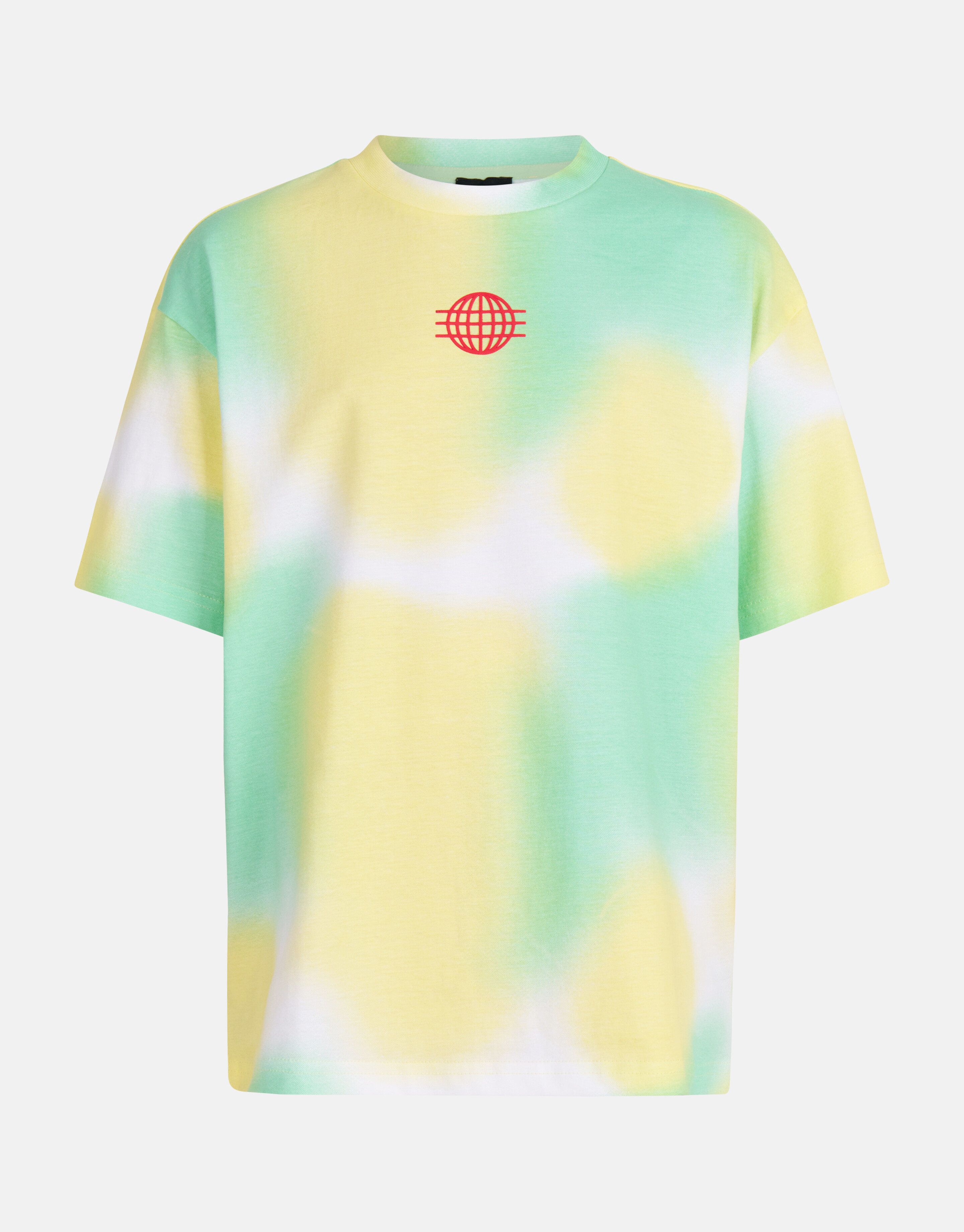 Bedrucktes Tie-Dye-T-Shirt Grün SHOEBY BOYS
