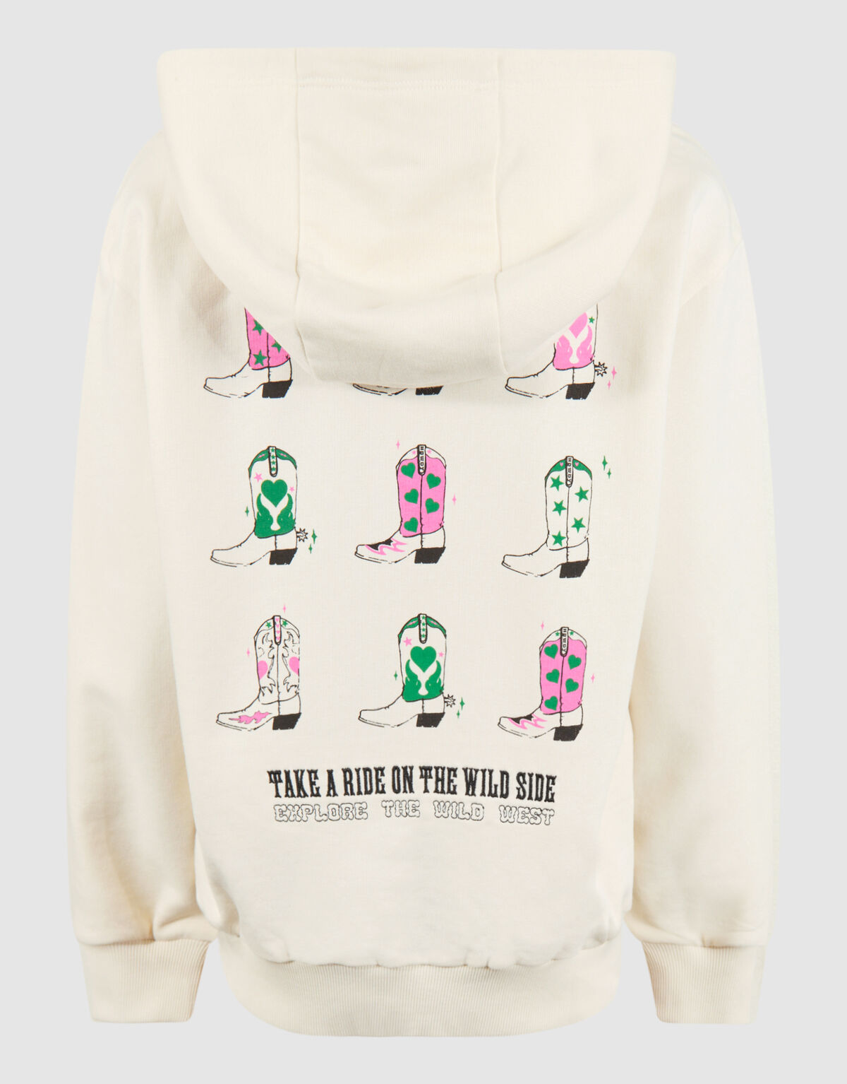 Artwork Hoodie Off White SHOEBY GIRLS