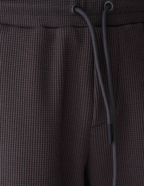 Waffelstruktur Kurz Dunkelgrau SHOEBY BOYS