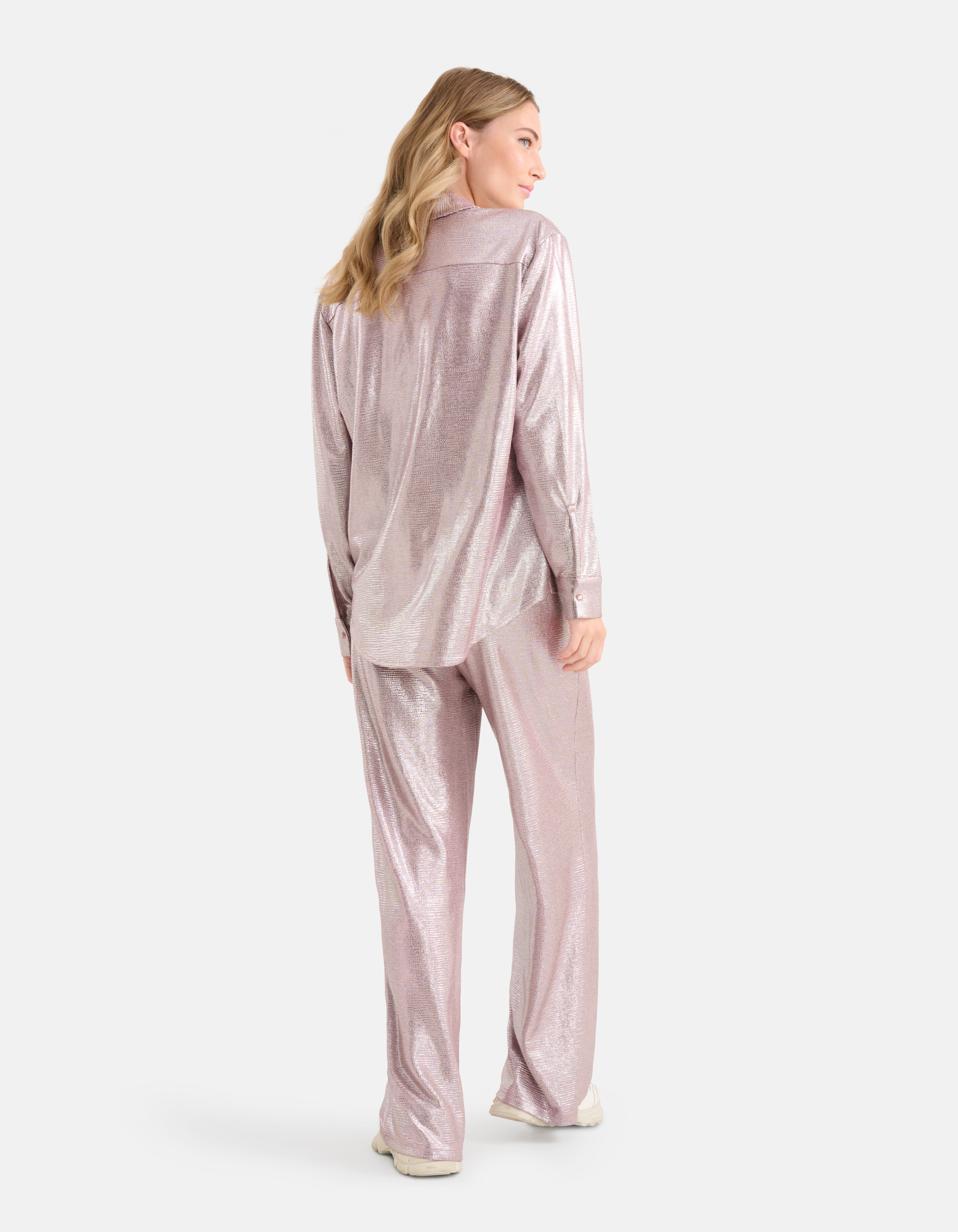 Metallic-Bluse Rosa SHOEBY WOMEN