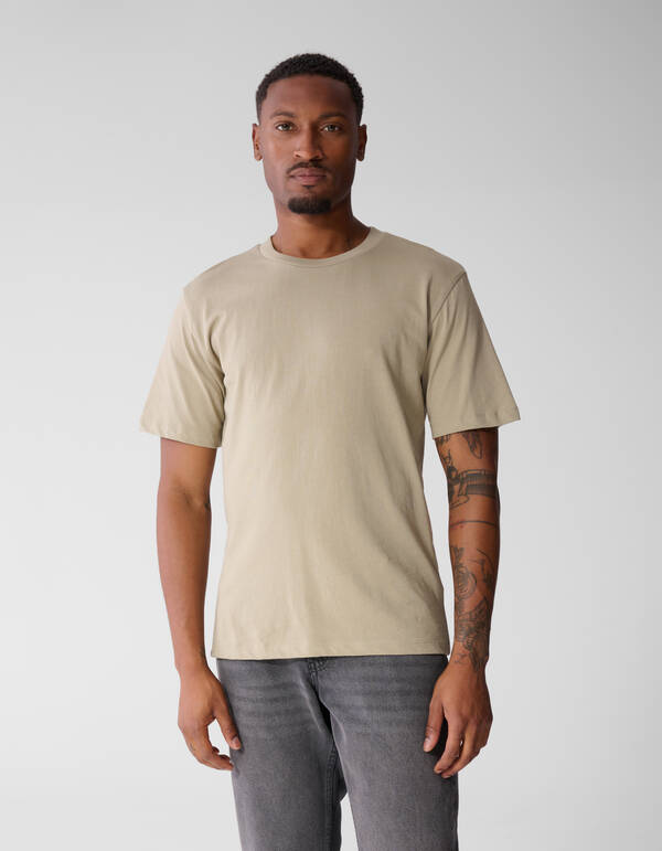 Kratzkunst T-Shirt Hellgr&uuml;n SHOEBY MEN