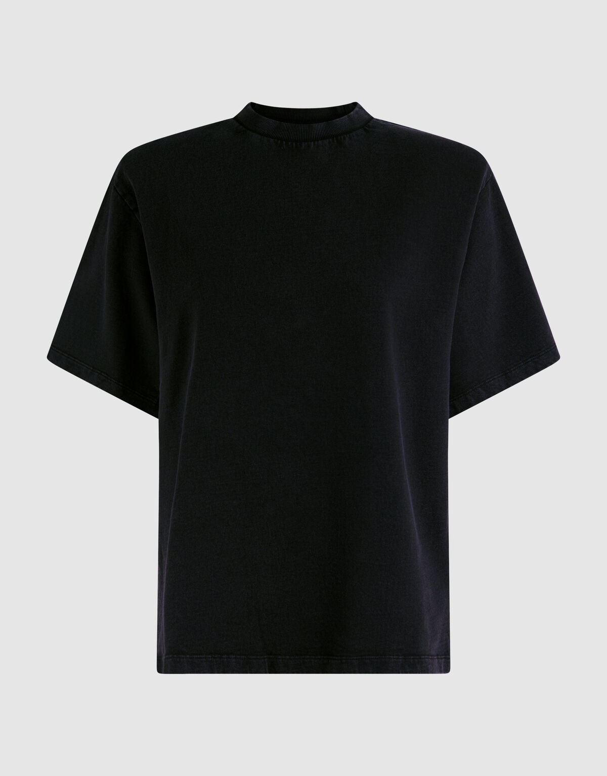 Gefüttertes gewaschenes Sweat-T-Shirt Donkergrijs SHOEBY WOMEN