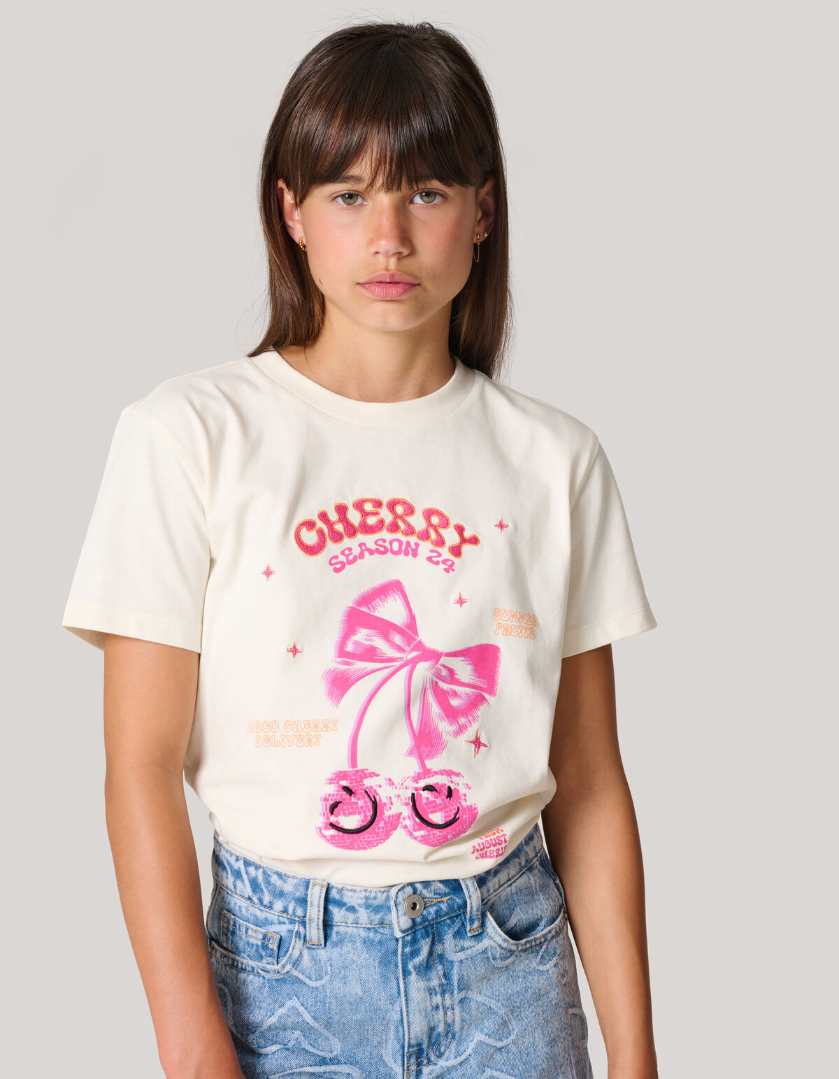 Artwork T-shirt Wit SHOEBY GIRLS