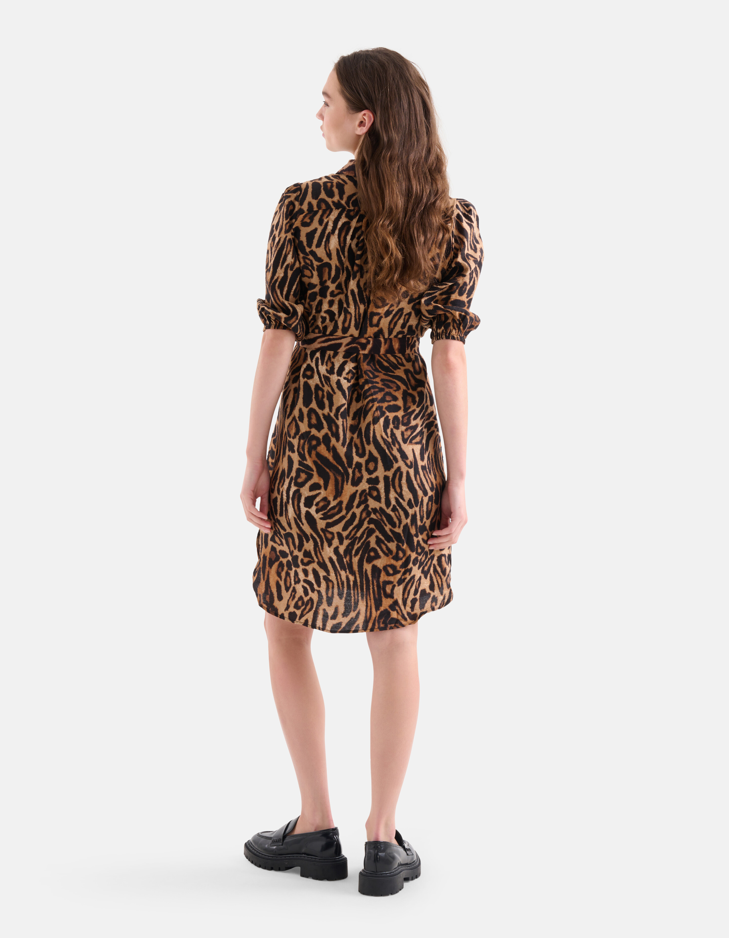 Kurzes Kleid mit Leopardenmuster SHOEBY WOMEN