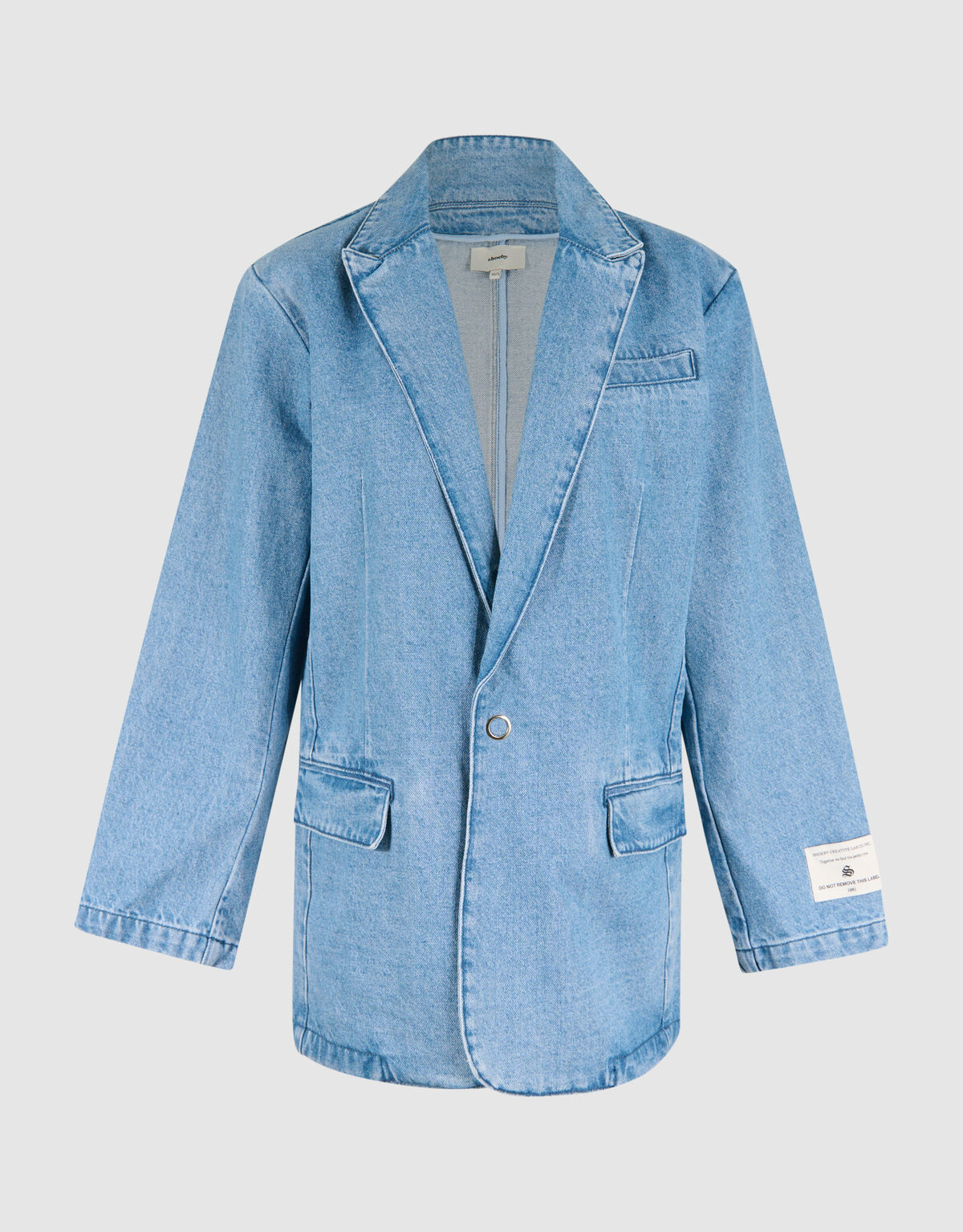 Übergroßer Denim-Blazer Mediumstone SHOEBY WOMEN