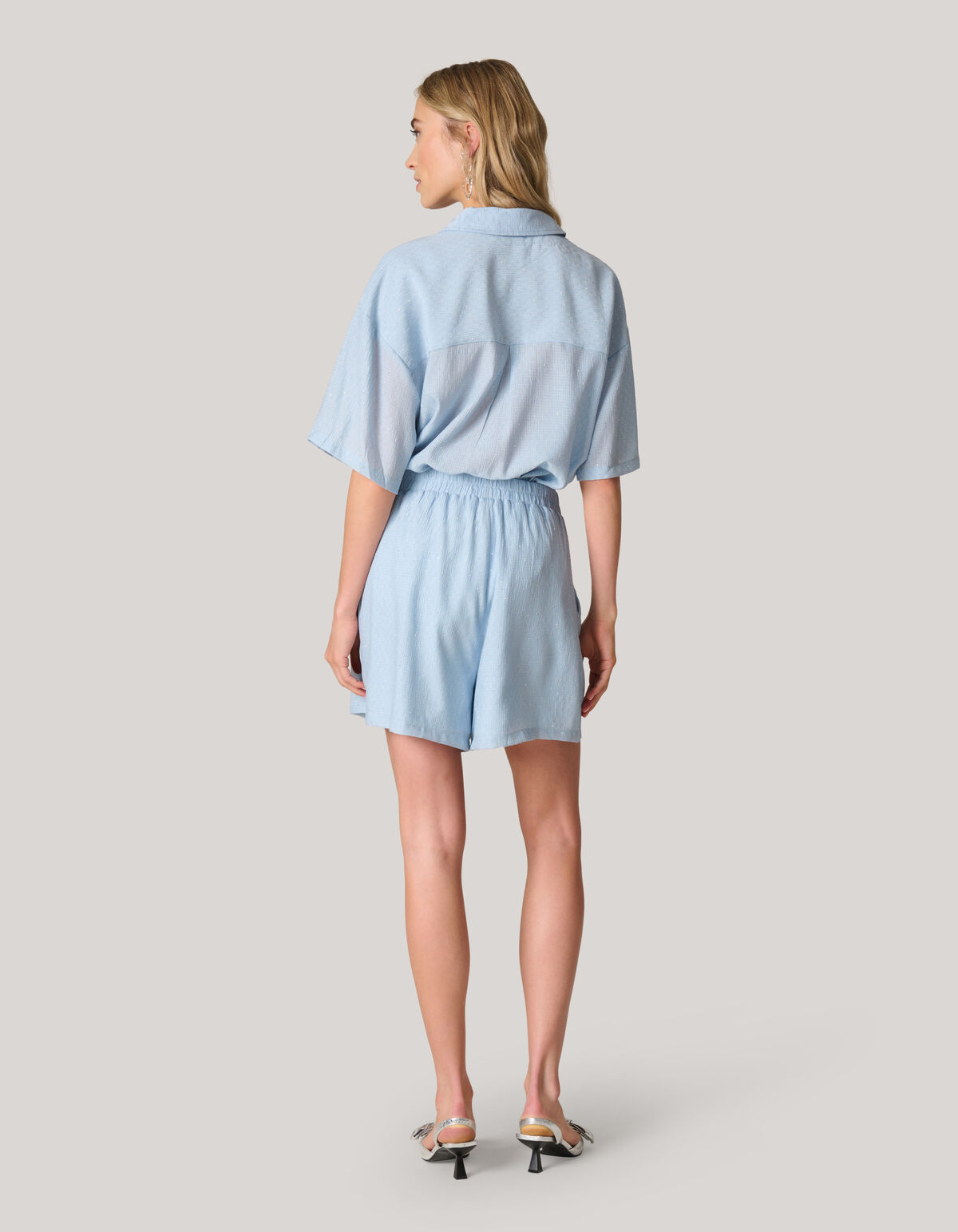 Strass-Shorts Blau SHOEBY WOMEN