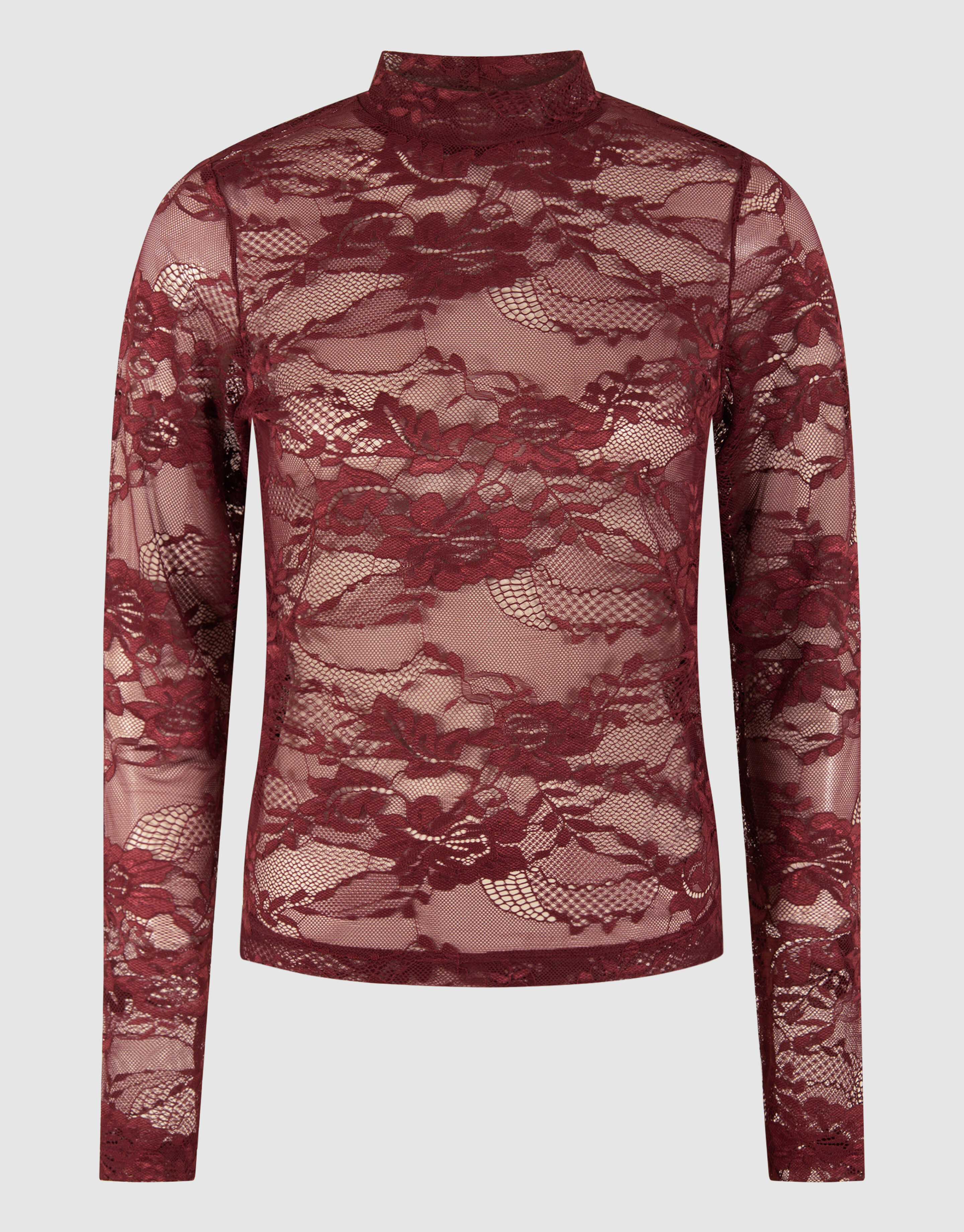 Flower Spitzenoberteil Dunkelrot SHOEBY WOMEN