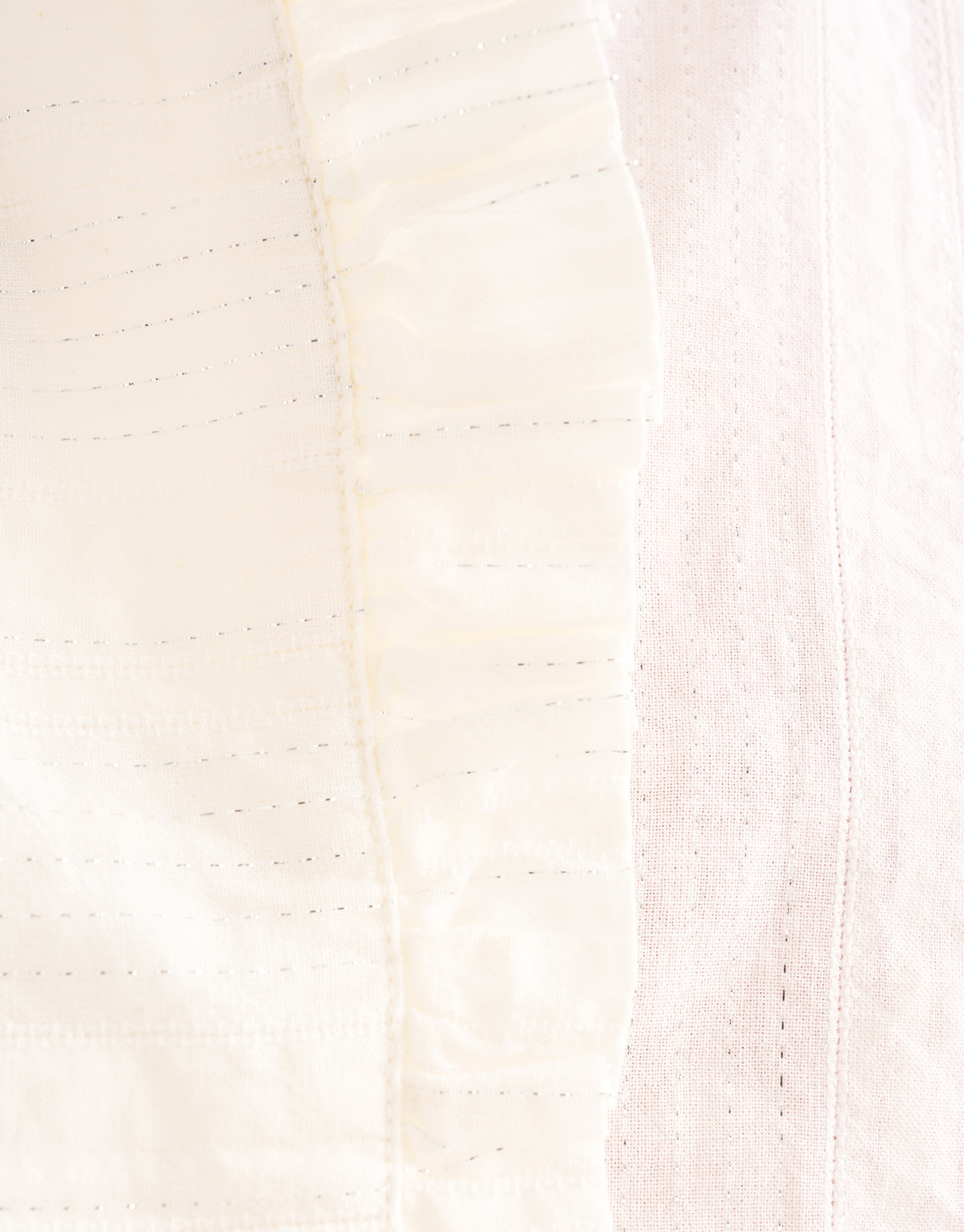 Gestreifte Lurexbluse Off White SHOEBY WOMEN