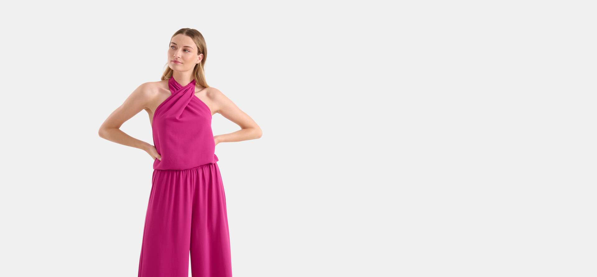 Neckholder-Top Rosa SHOEBY WOMEN