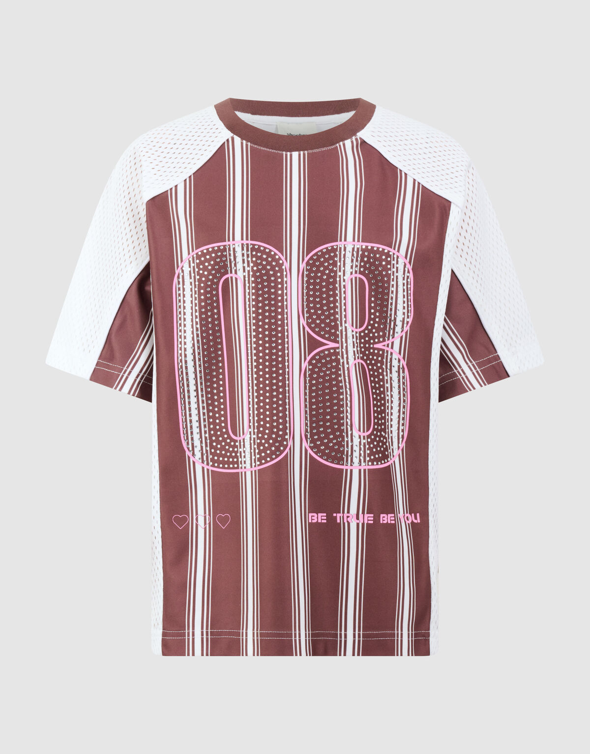 Strass Sporty T-Shirt Braun SHOEBY GIRLS