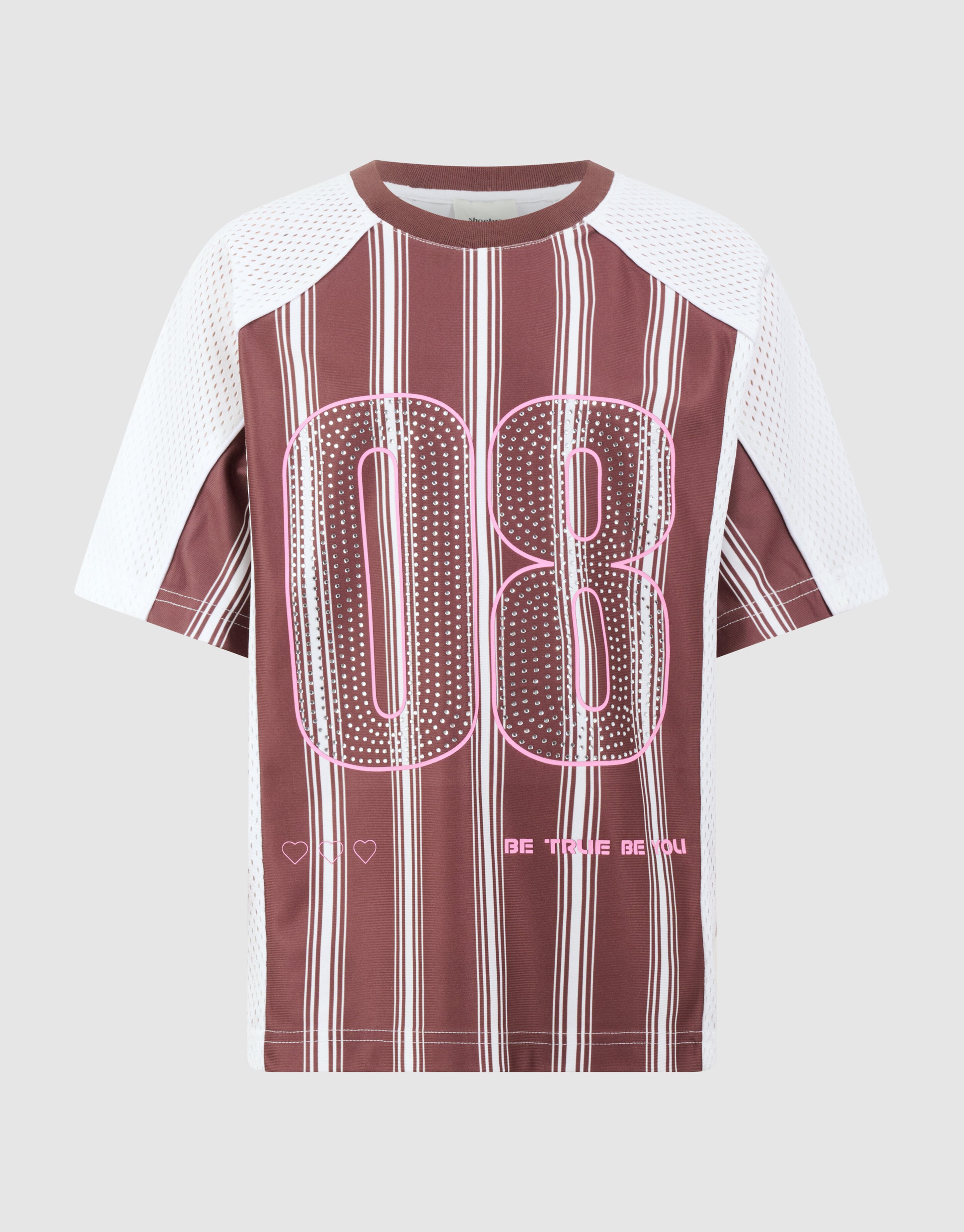 Strass Sporty T-Shirt Braun SHOEBY GIRLS