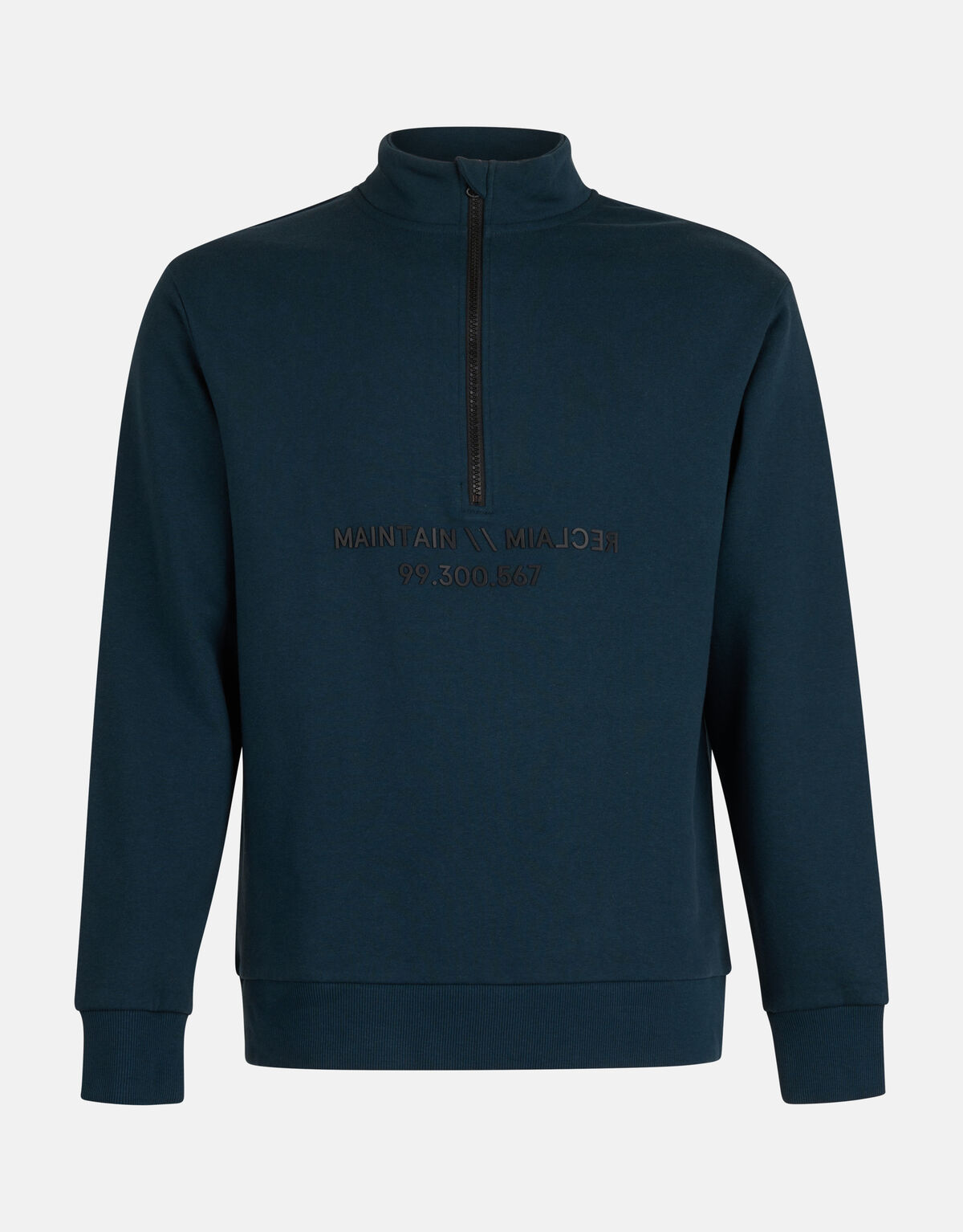 Zip-Pullover Dunkelgrün SHOEBY MEN