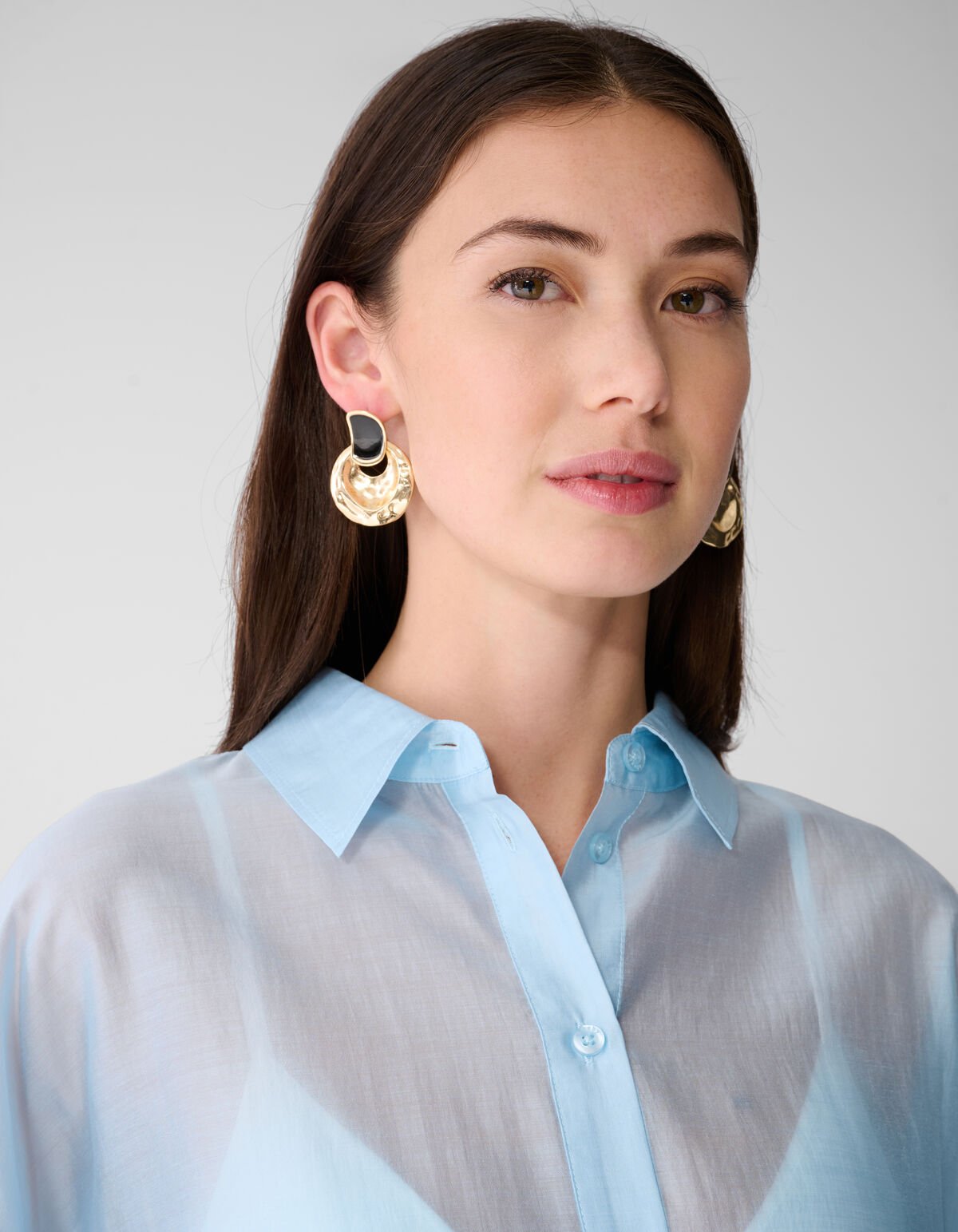 Vintage Runde Ohrringe Gold SHOEBY ACCESSOIRES