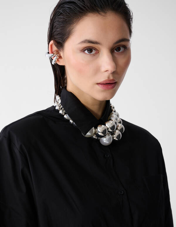 Oversized Ballon Mini Kleid Schwarz SHOEBY WOMEN