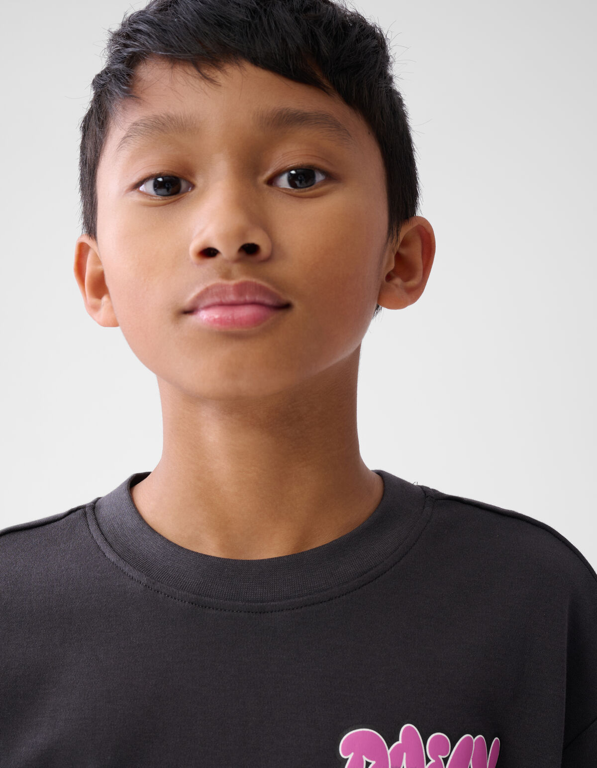 Text-T-Shirt Dunkelgrau SHOEBY BOYS