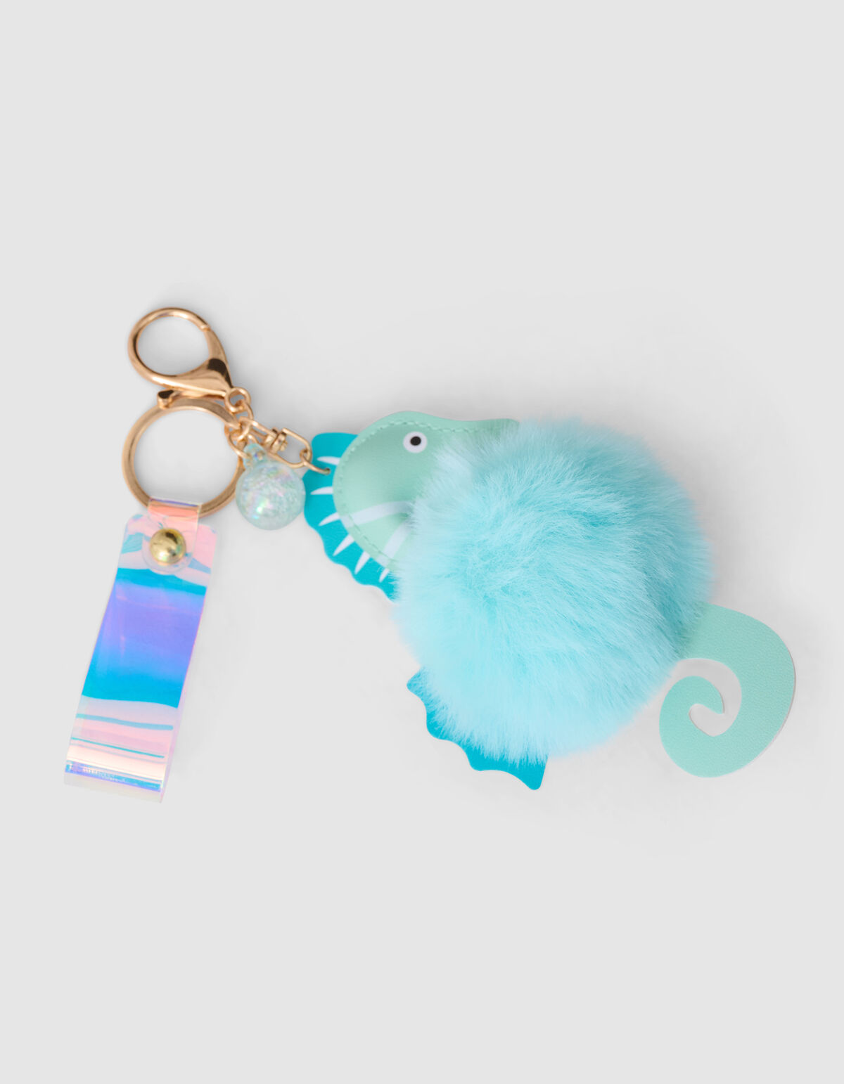 Seepferdchen Schl&uuml;sselanh&auml;nger hellblau SHOEBY ACCESSOIRES