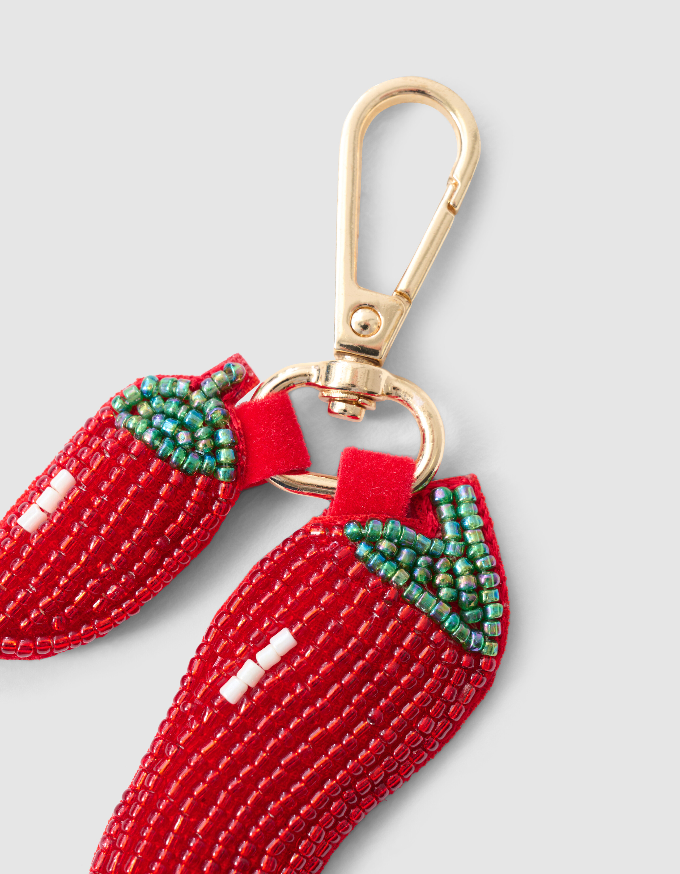 Perlen Peper Taschenanhänger Rot SHOEBY ACCESSOIRES