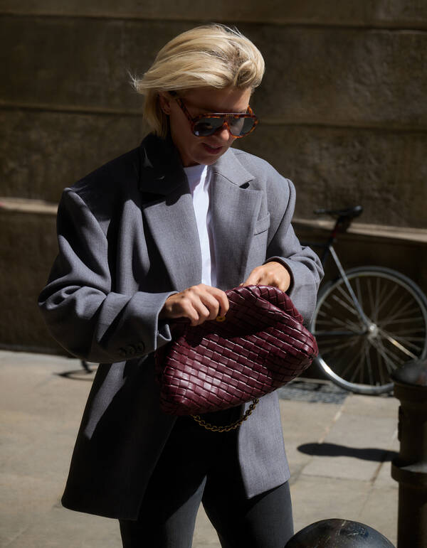 Oversized-Schulterblazer Grau Von Lonneke SHOEBY WOMEN