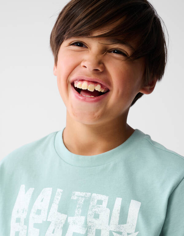 Malibu T-shirt Blau SHOEBY BOYS