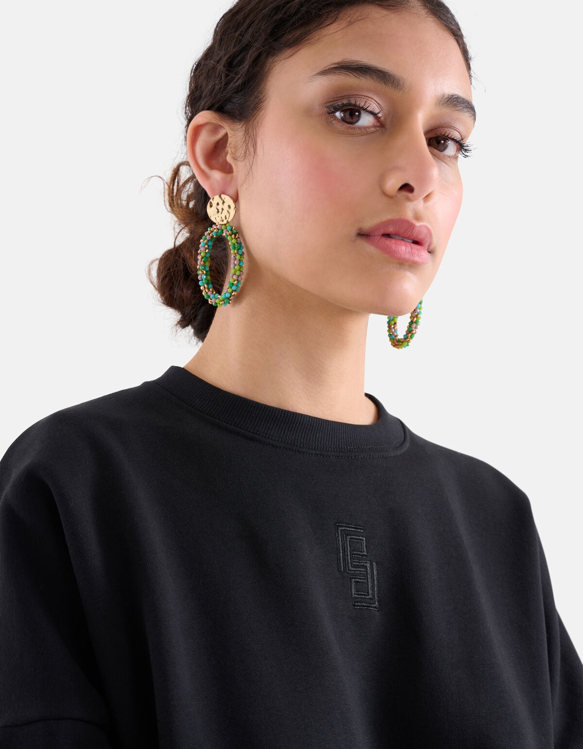 Perlenohrringe Blau SHOEBY ACCESSOIRES