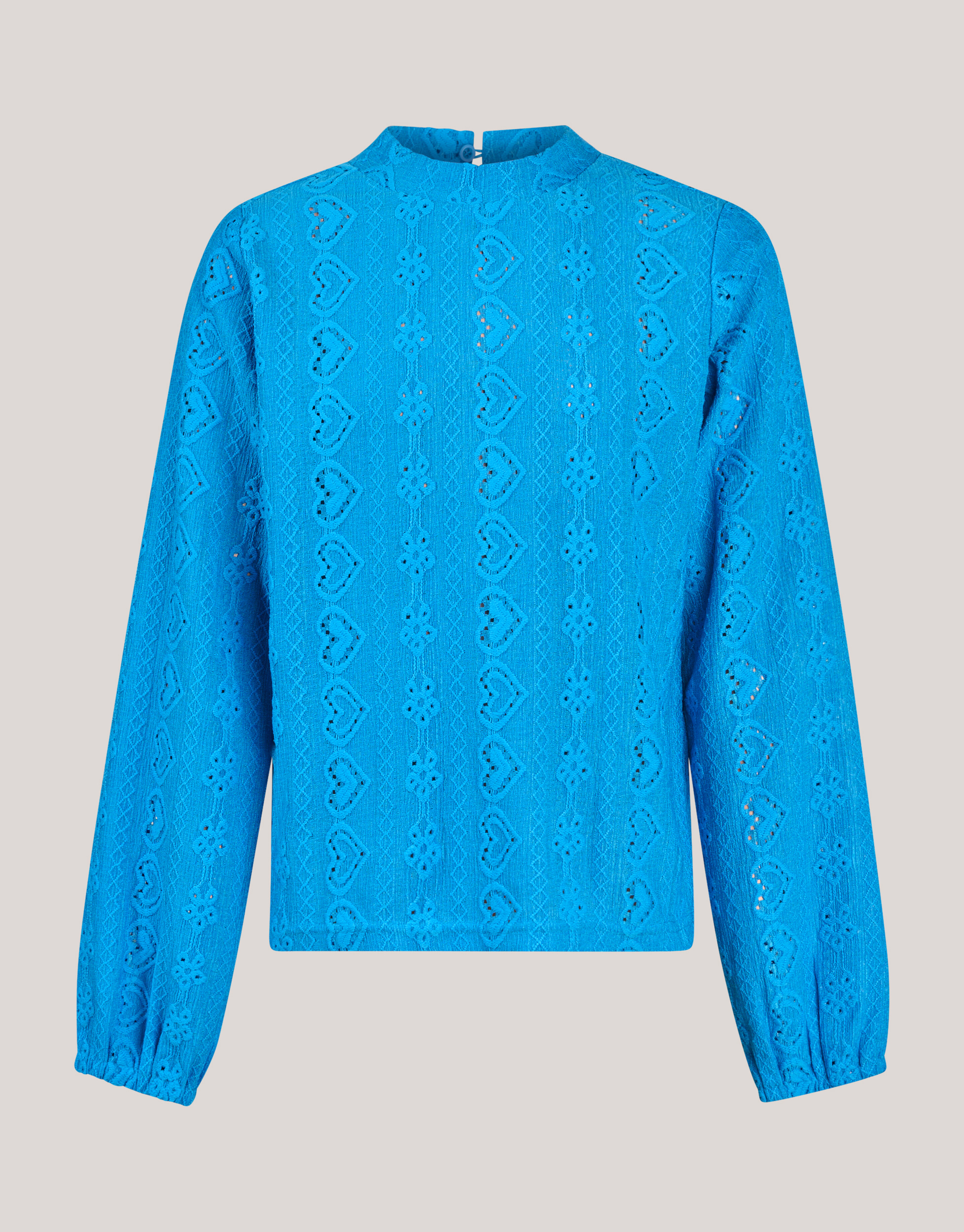 Besticktes Top Blau SHOEBY GIRLS
