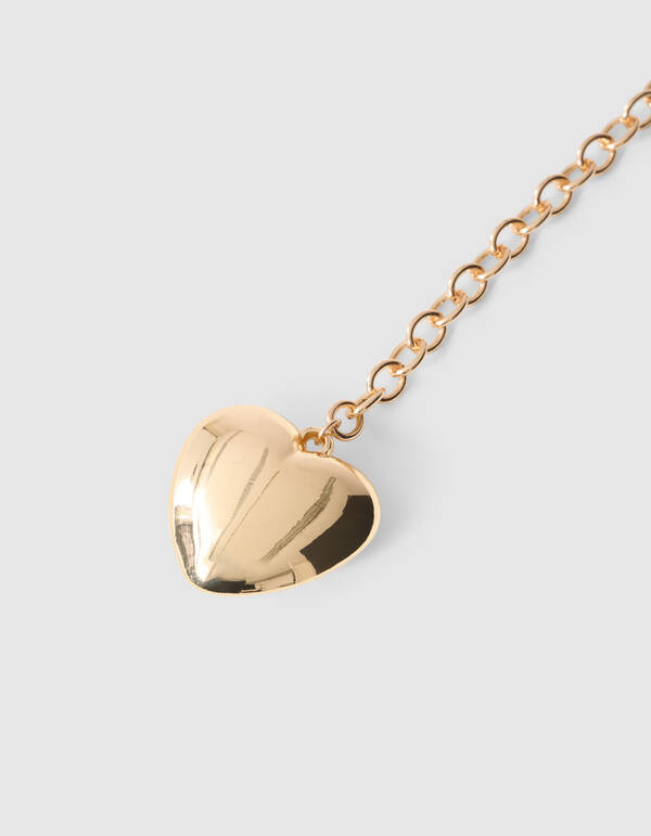 Herz-Halskette Gold SHOEBY ACCESSOIRES