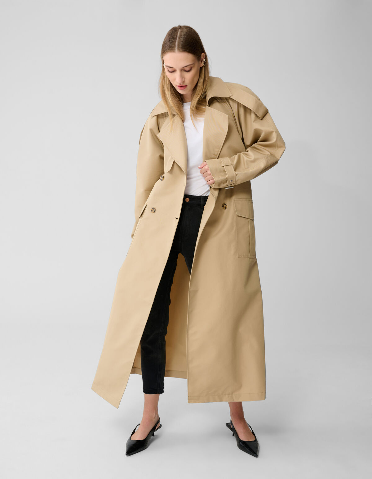 Übergroßer Trenchcoat Zand von Lonneke SHOEBY WOMEN